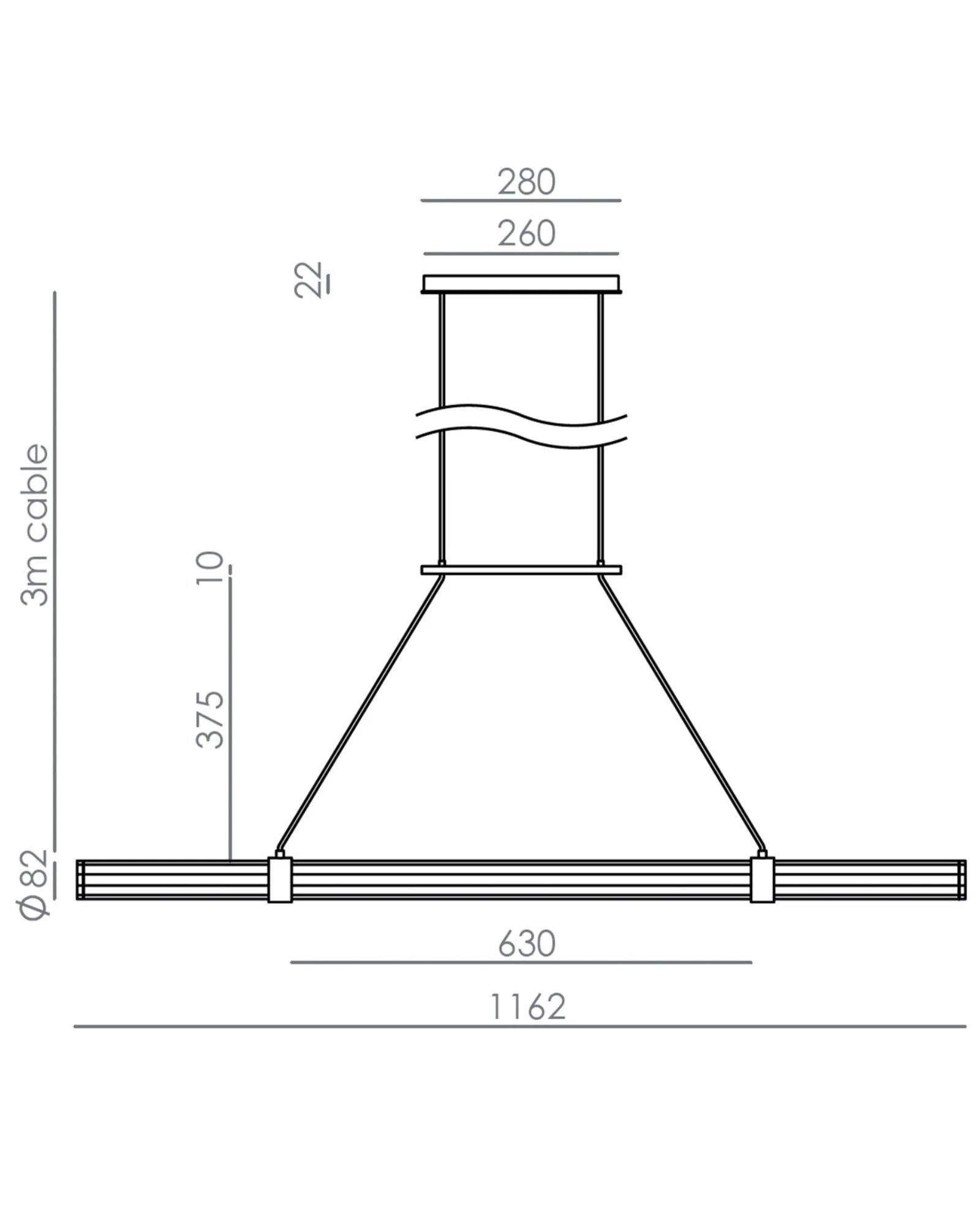 Niro Linear Pendant Light