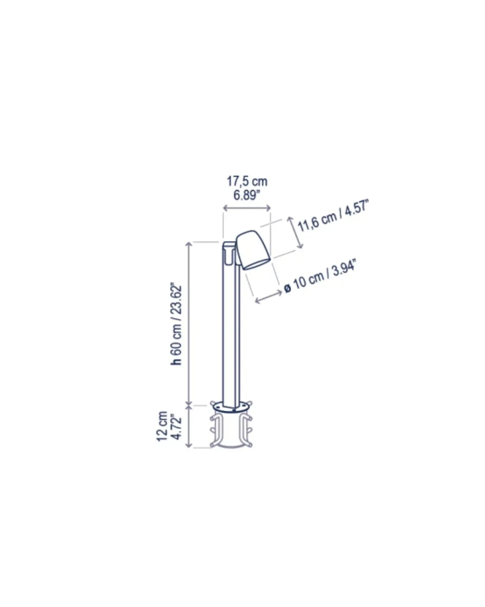 Nut Small Bollard Light
