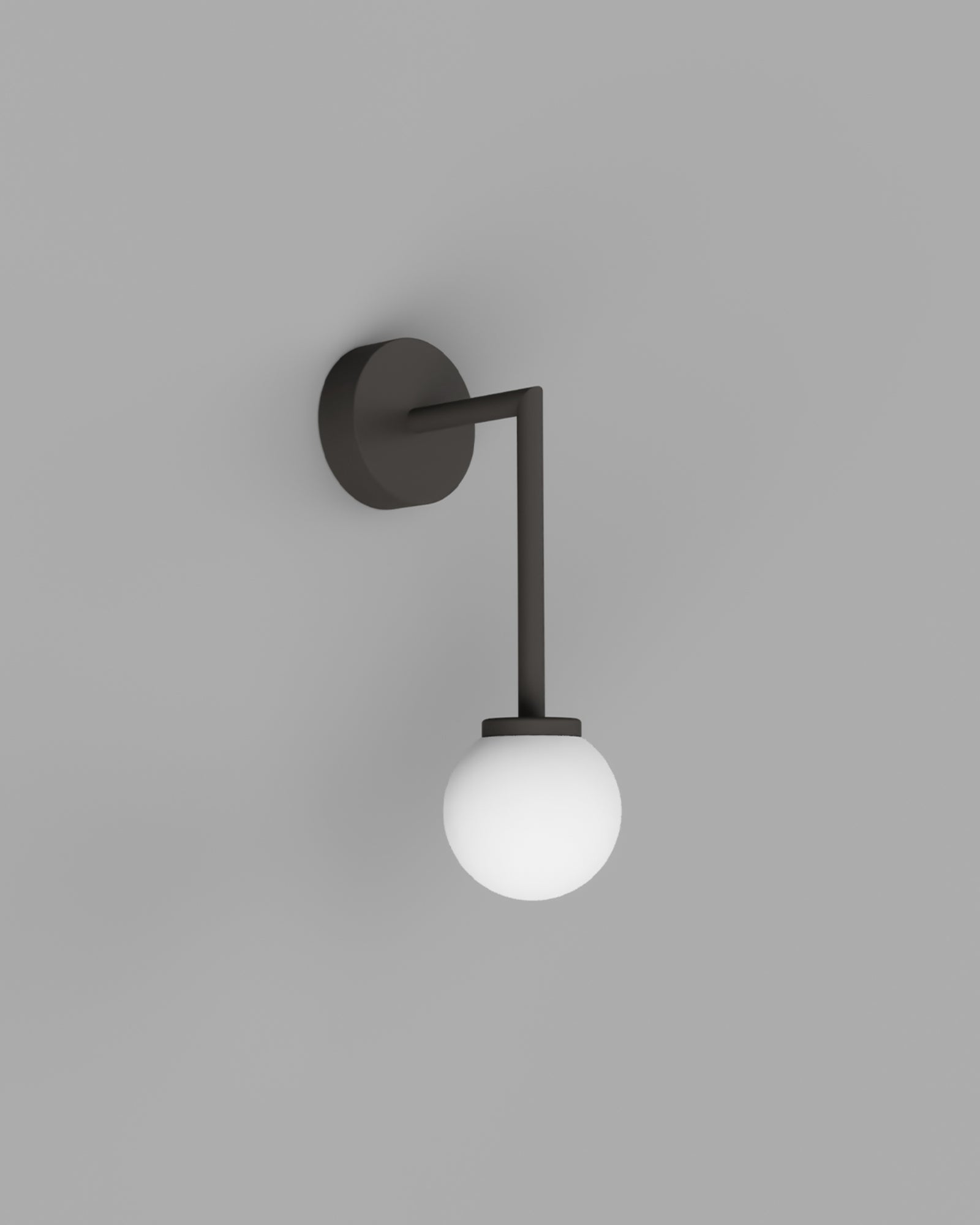 Orb Long Arm Wall Light