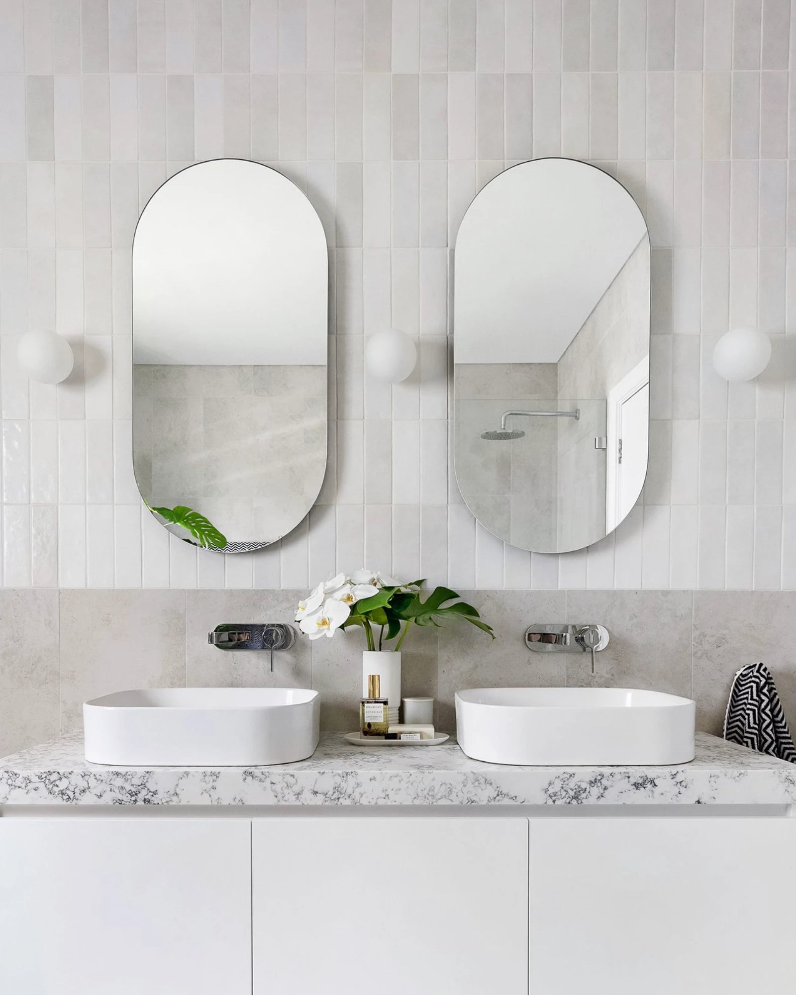 Orb Mirror Wall Light
