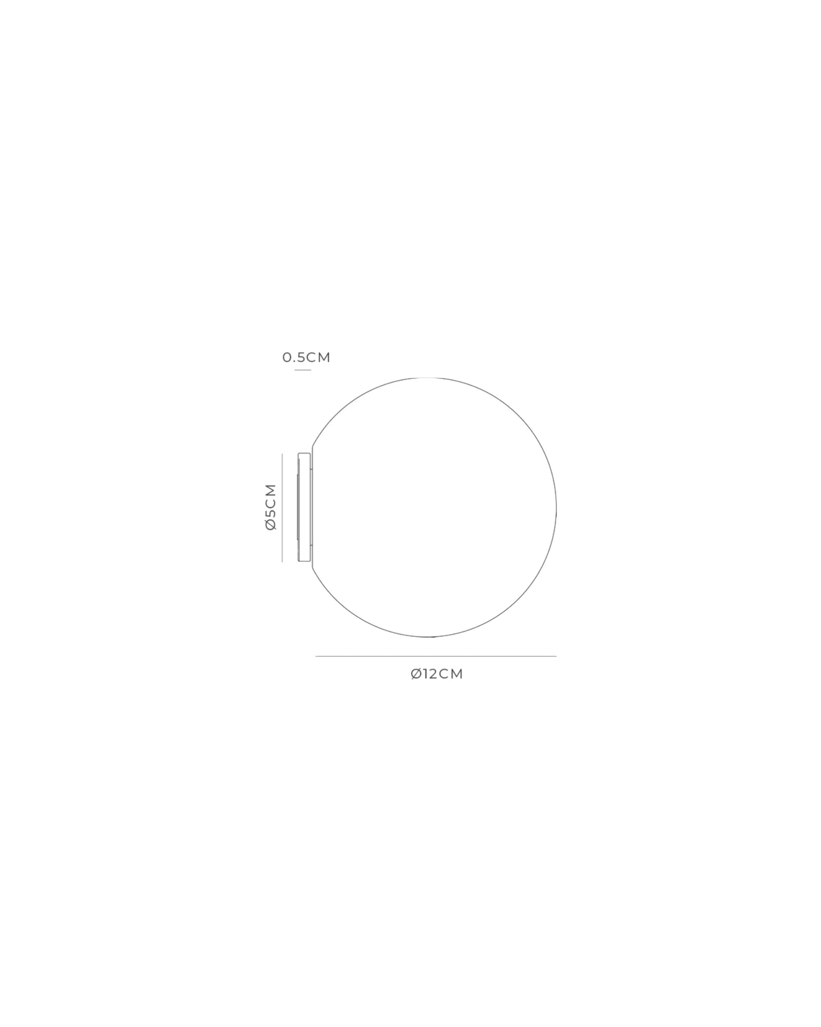 Orb Mirror Wall Light