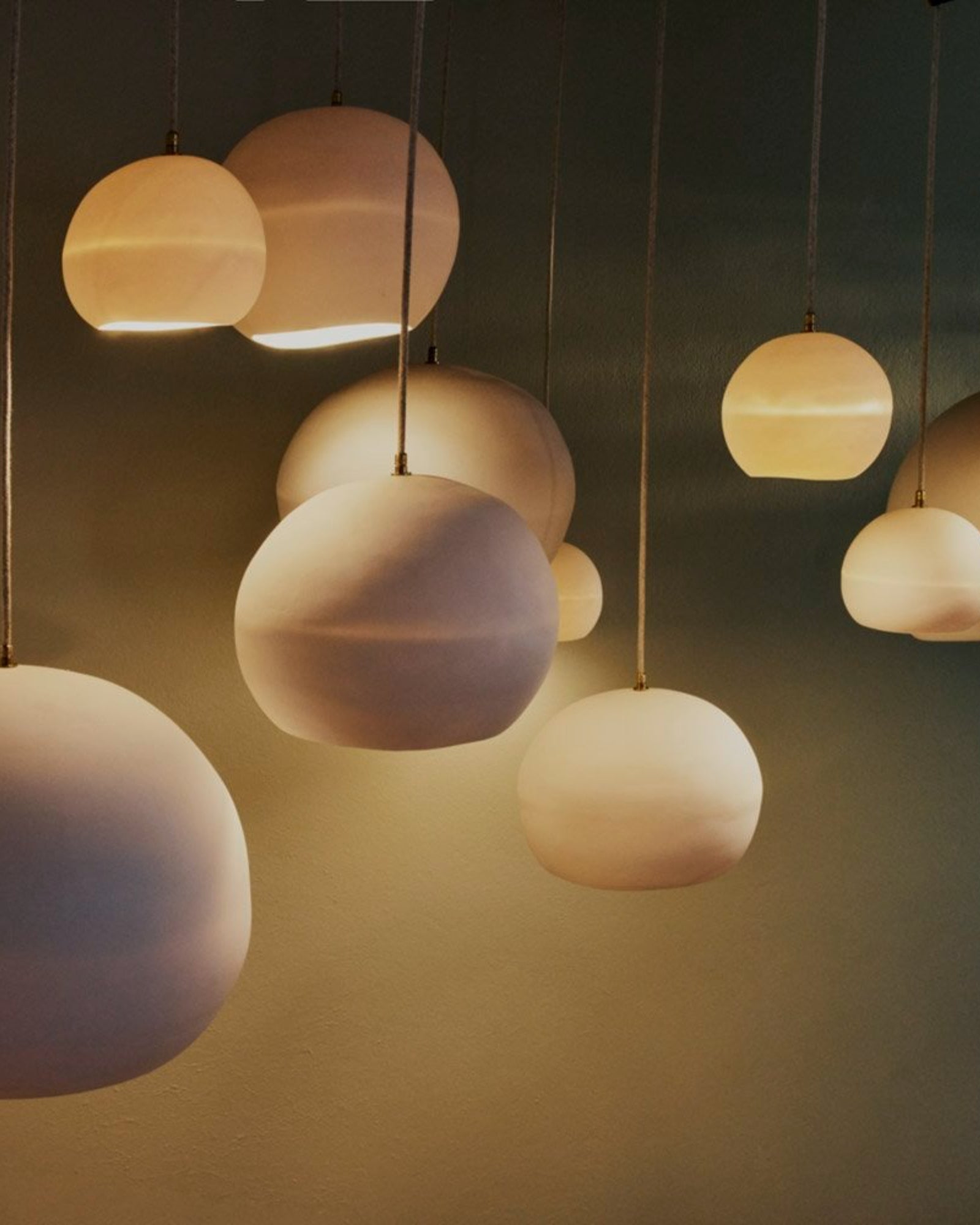 Orb Porcelain Pendant Light