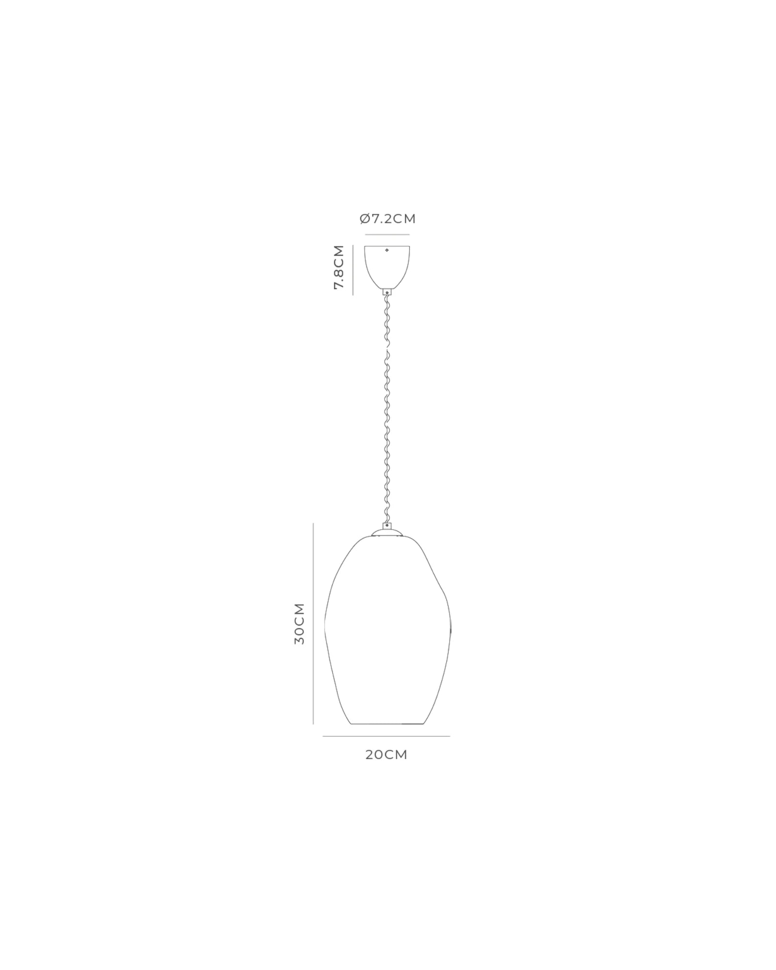 Organic Pendant Light