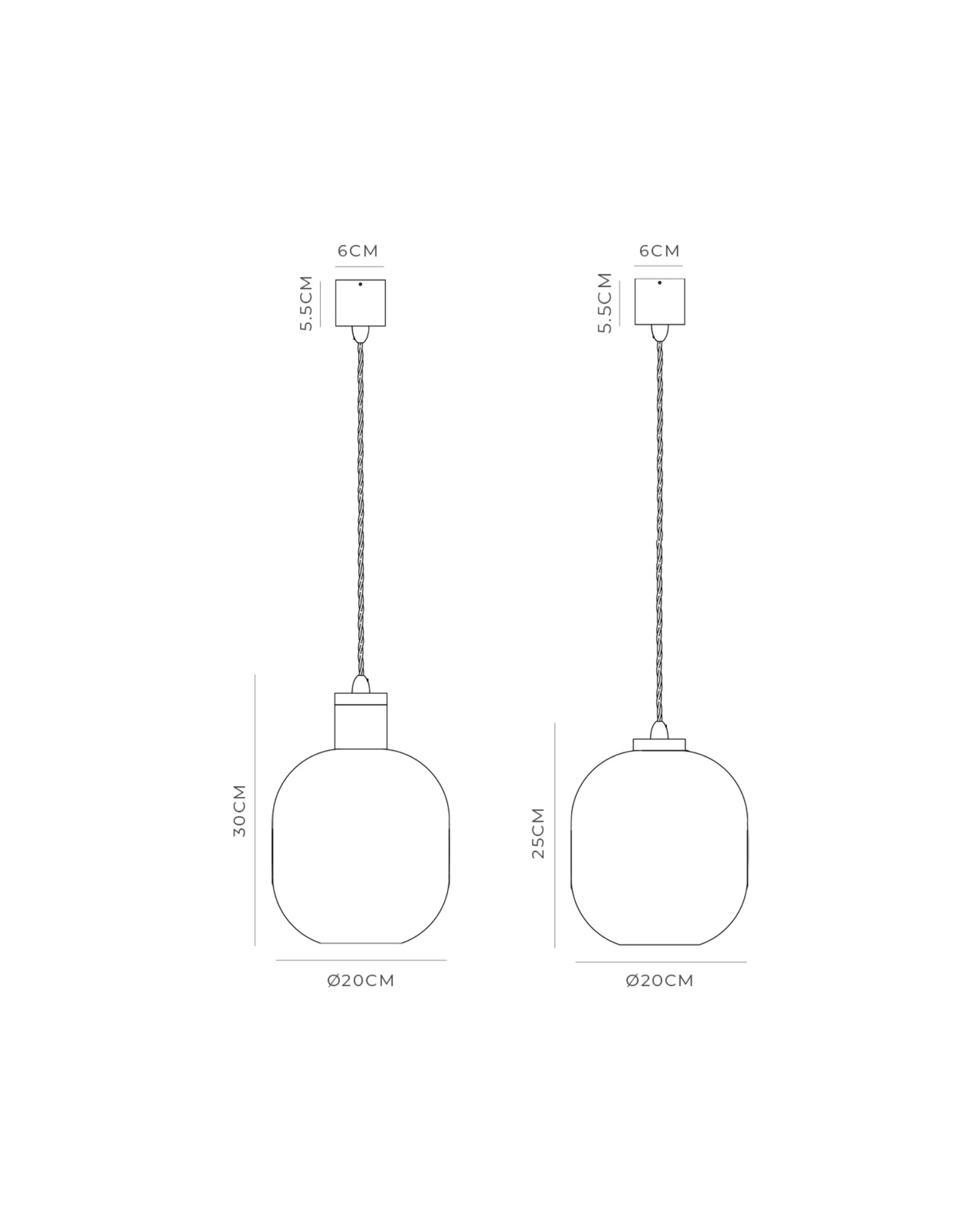 Parlour Curve Pendant Light