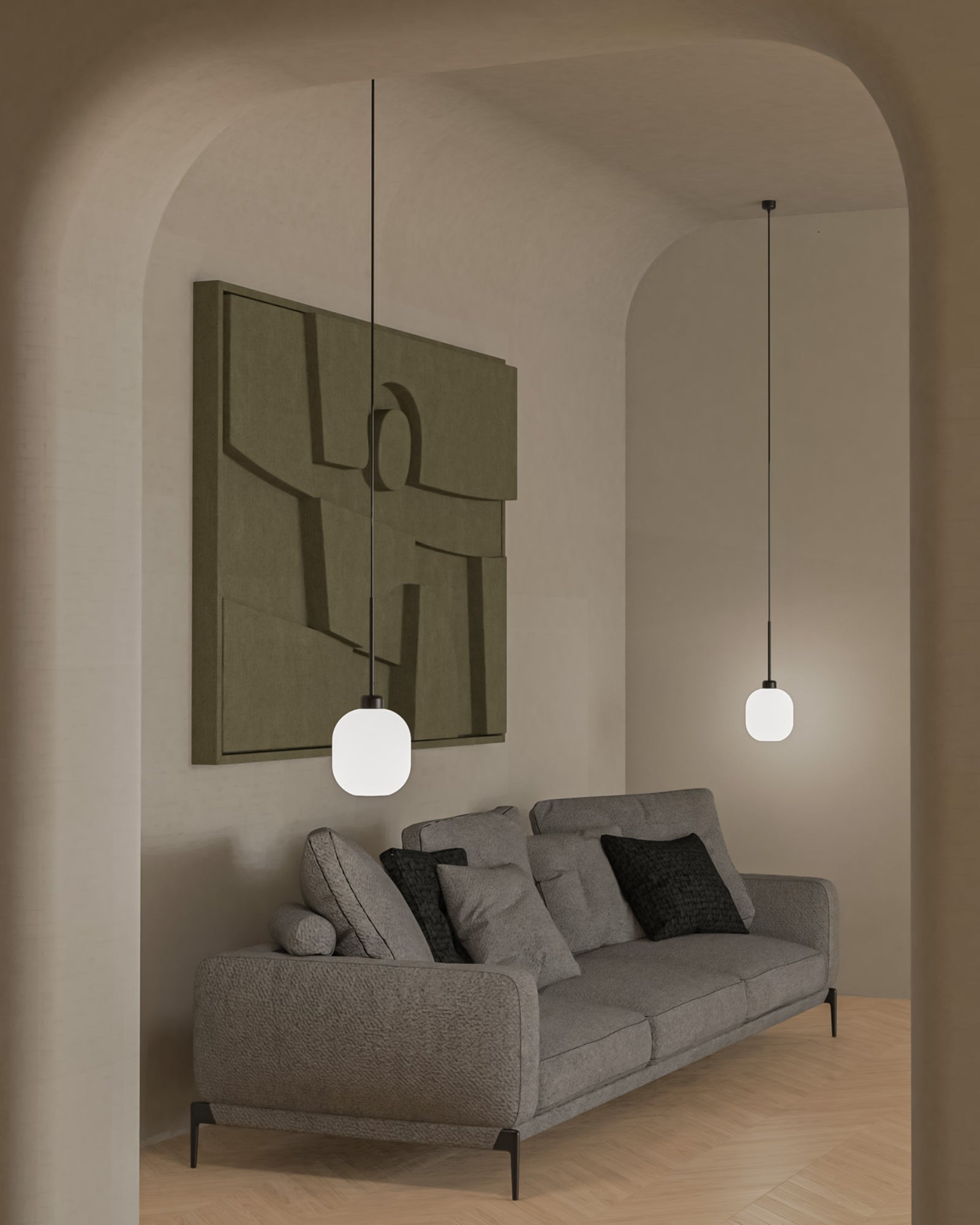 Parlour Lite Curve Pendant Light