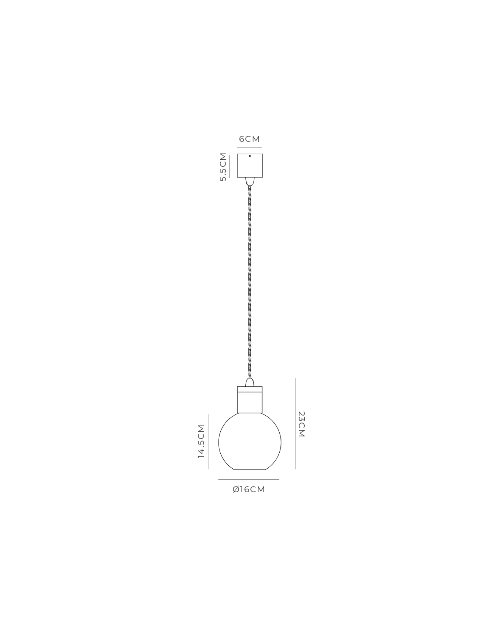 Parlour Sphere Pendant Light