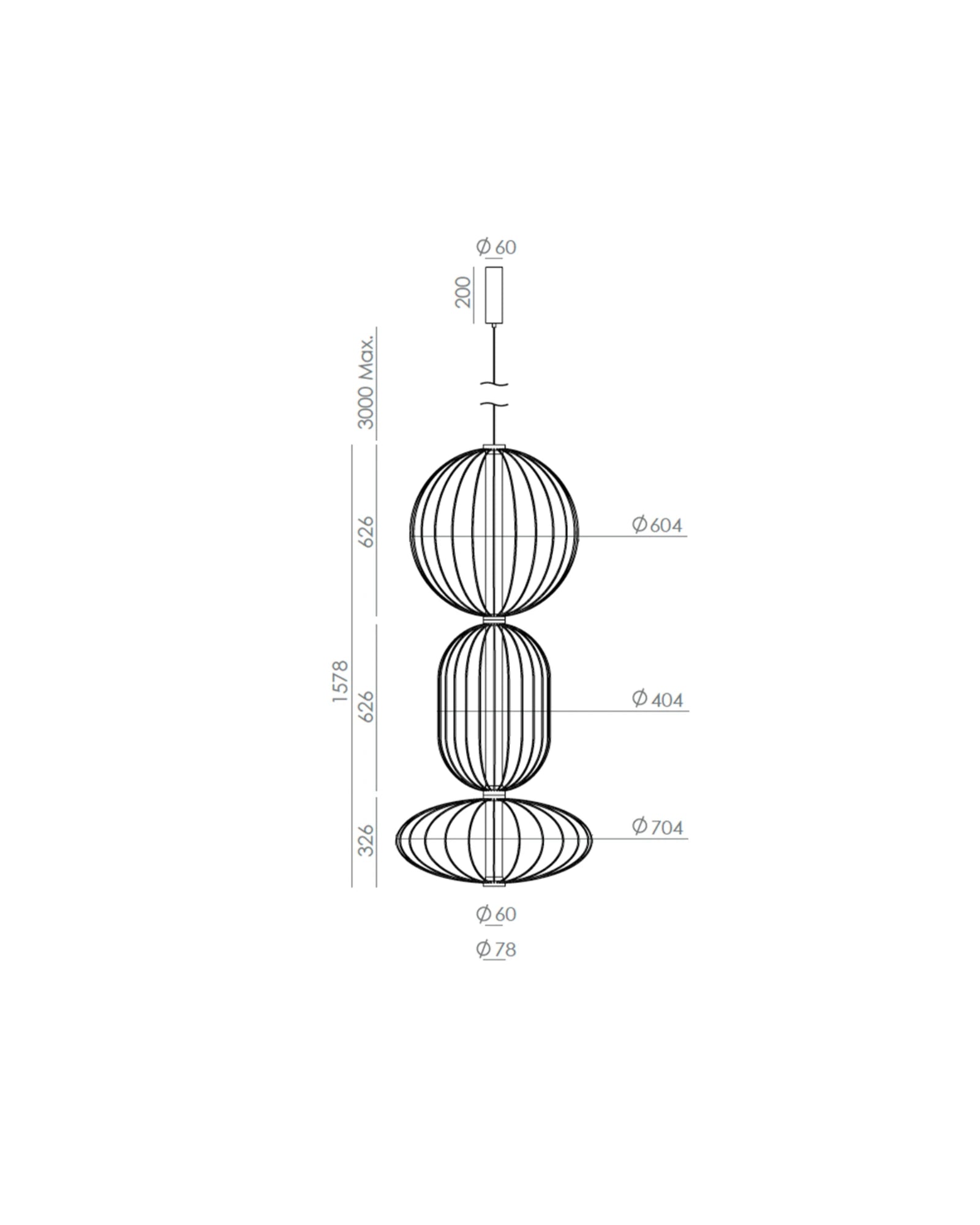 Pepo Stack Pendant Light