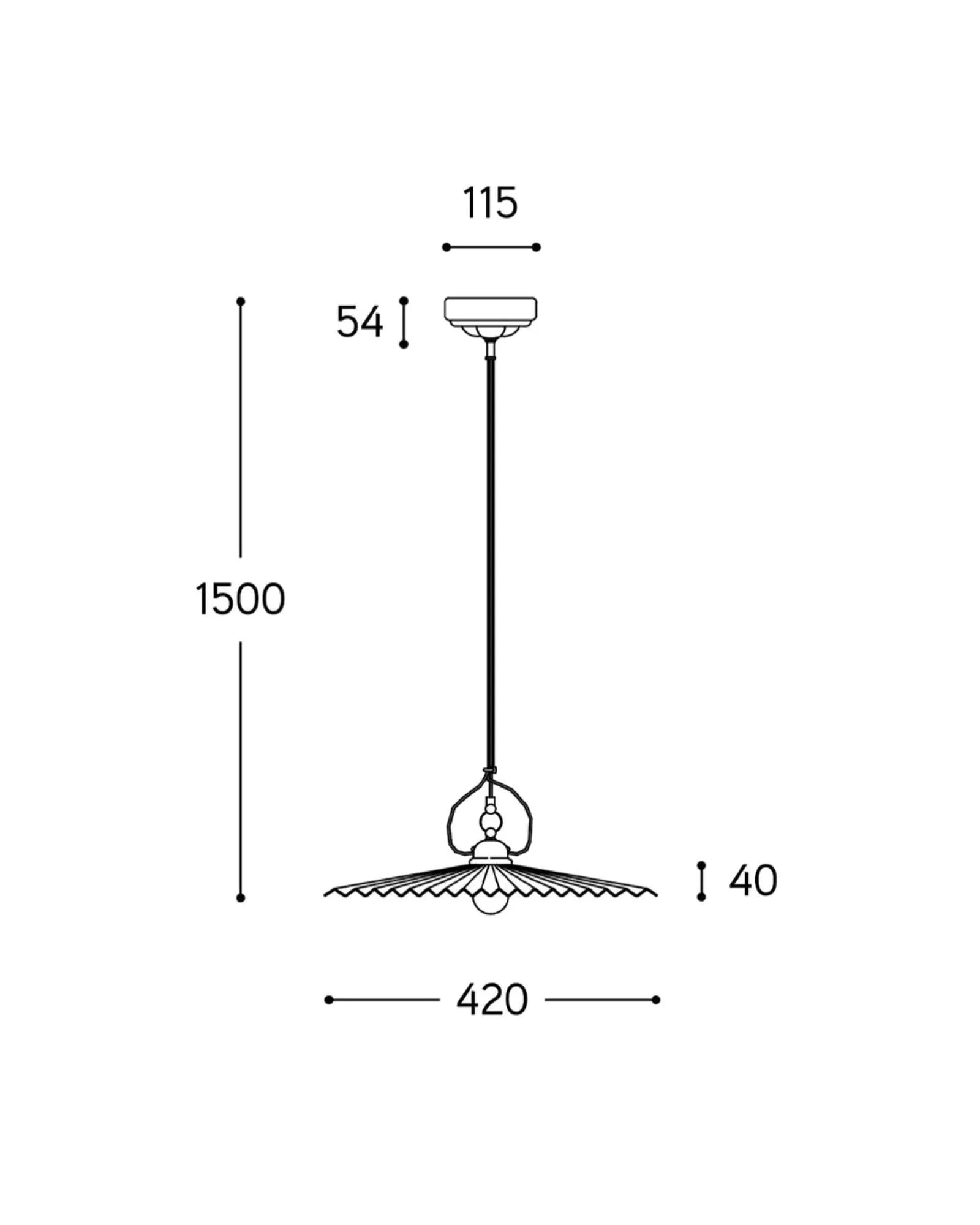 Piega Pendant Light