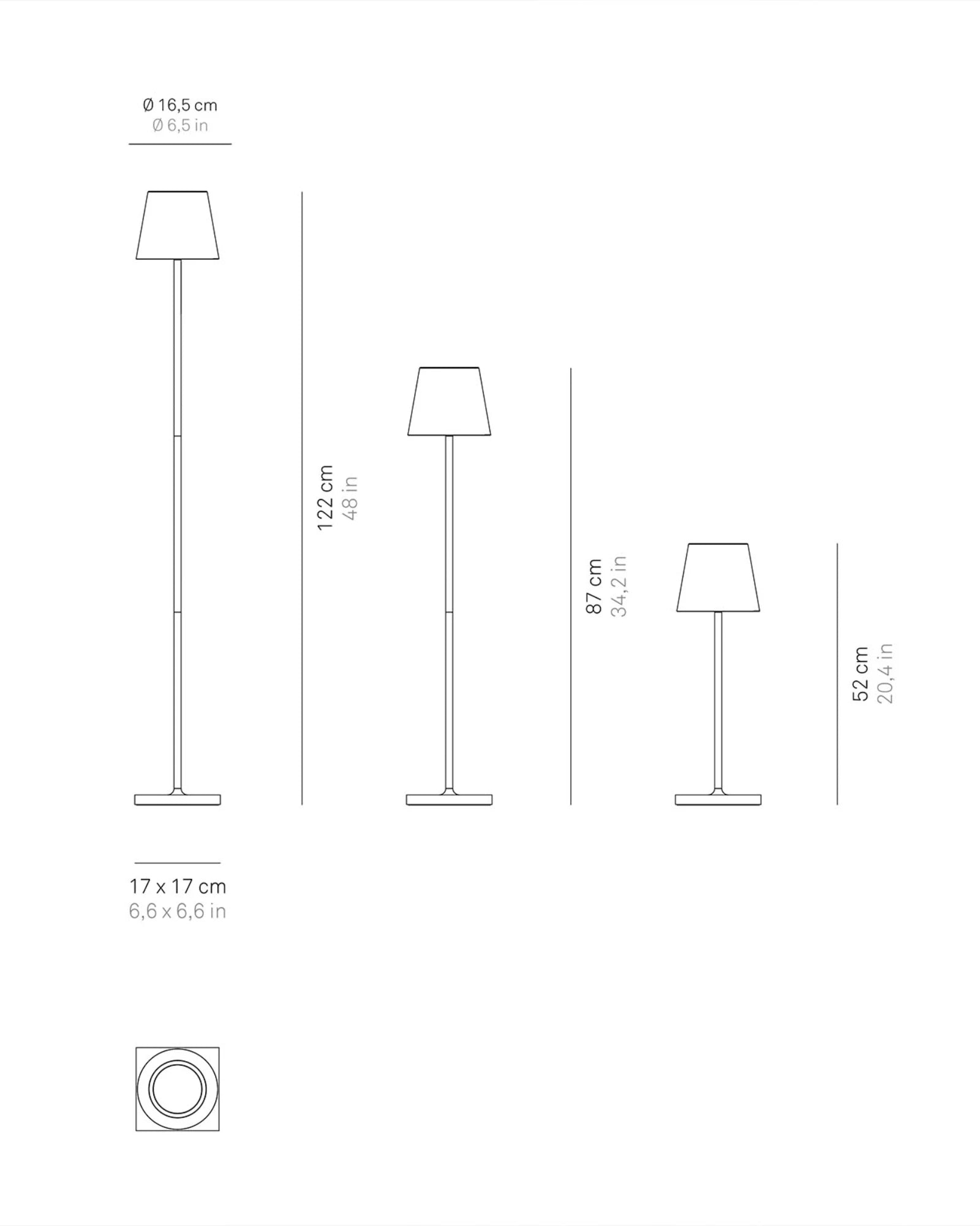 Poldina Expandable Table/Floor Lamp