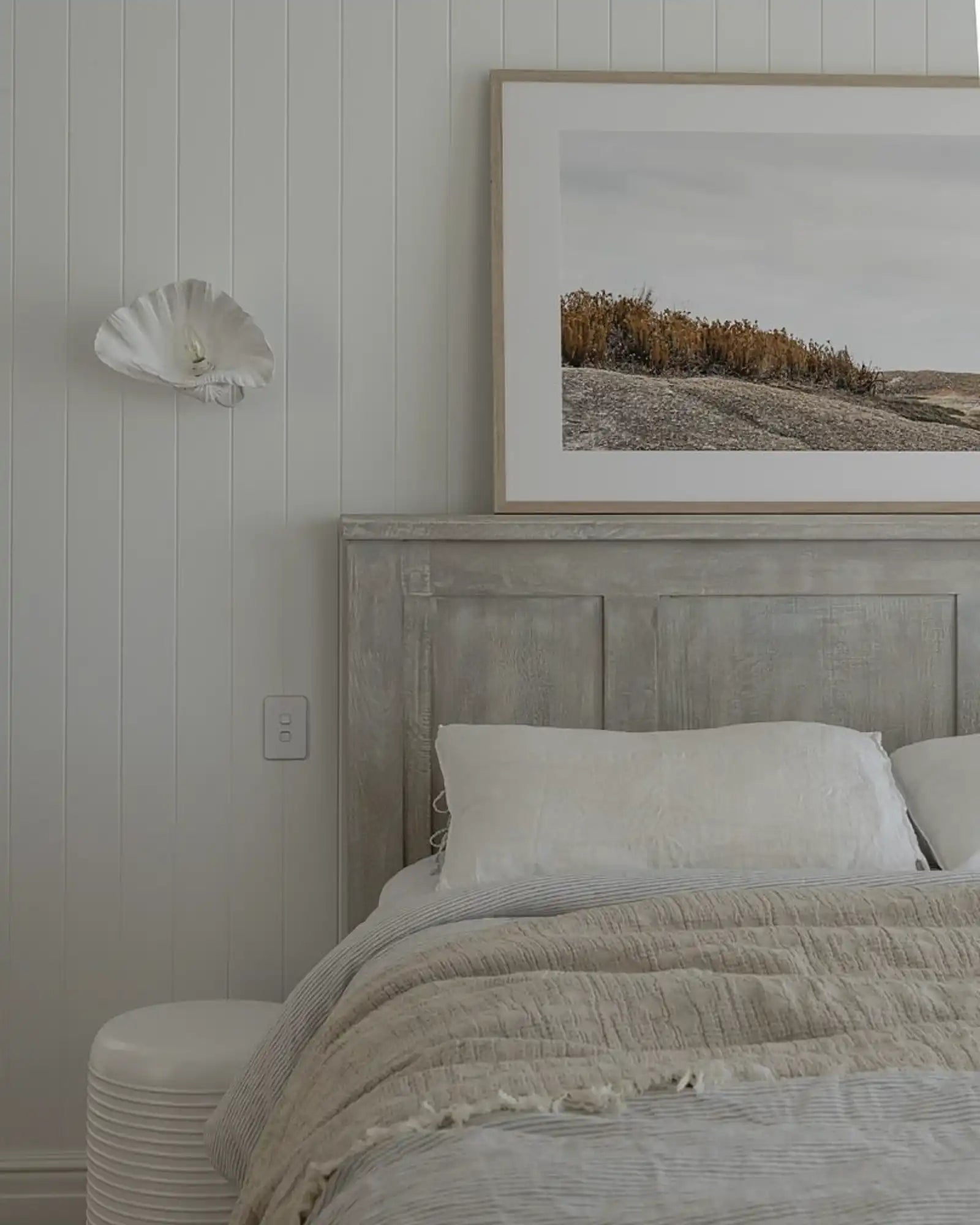 Fluted Shell Wall Light