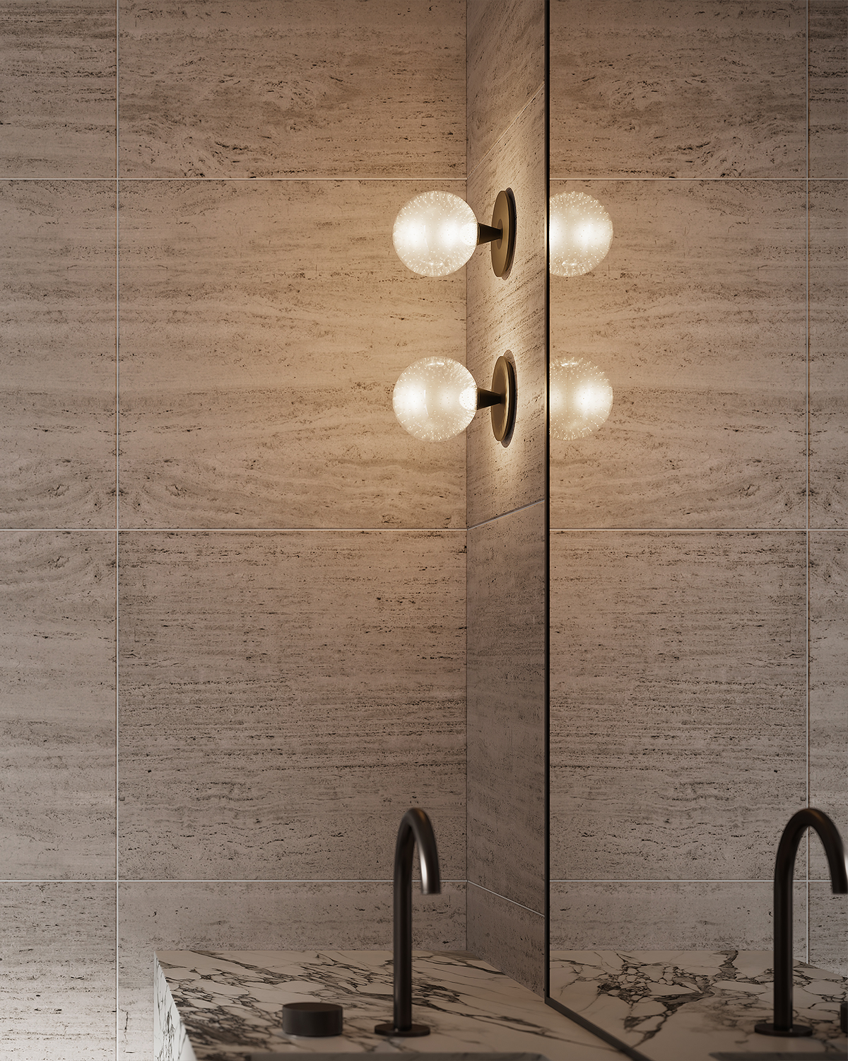 Sora Frosted Wall Light