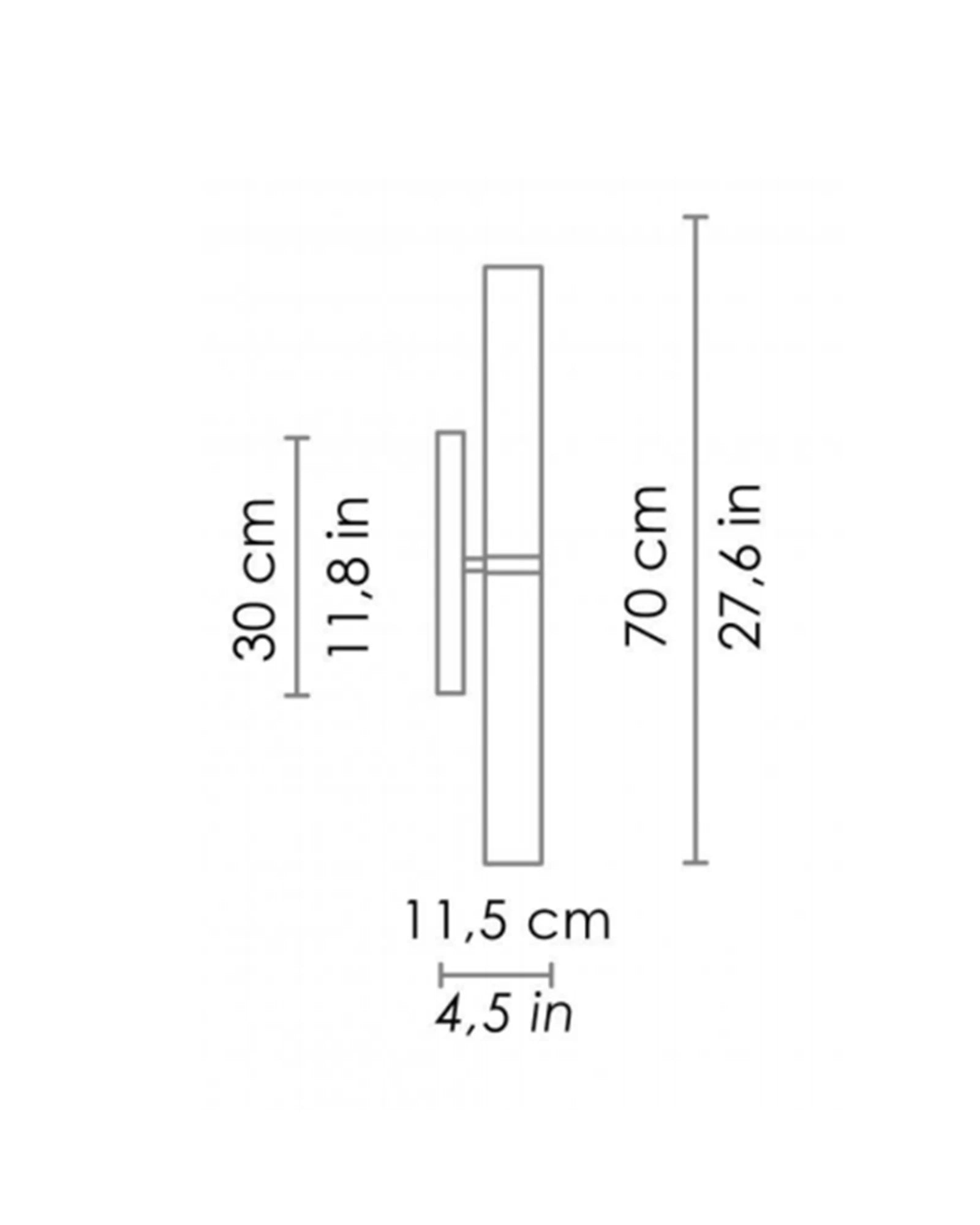 Stick 65 Double Wall Light