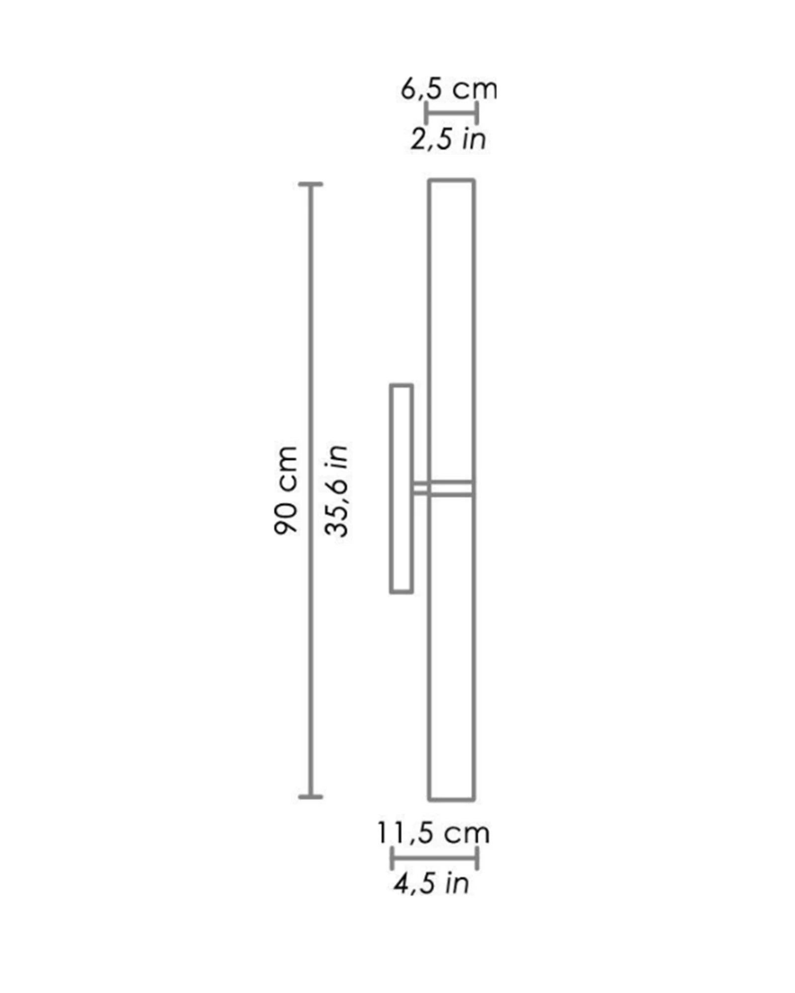 Stick 65 Double Wall Light