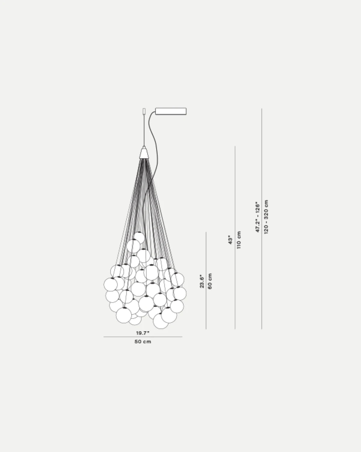 Stochastic Pendant Light