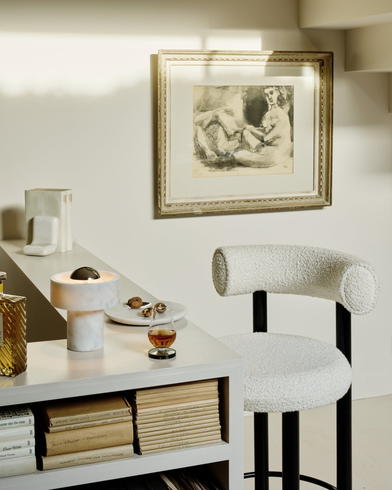 Stone Portable Table Lamp