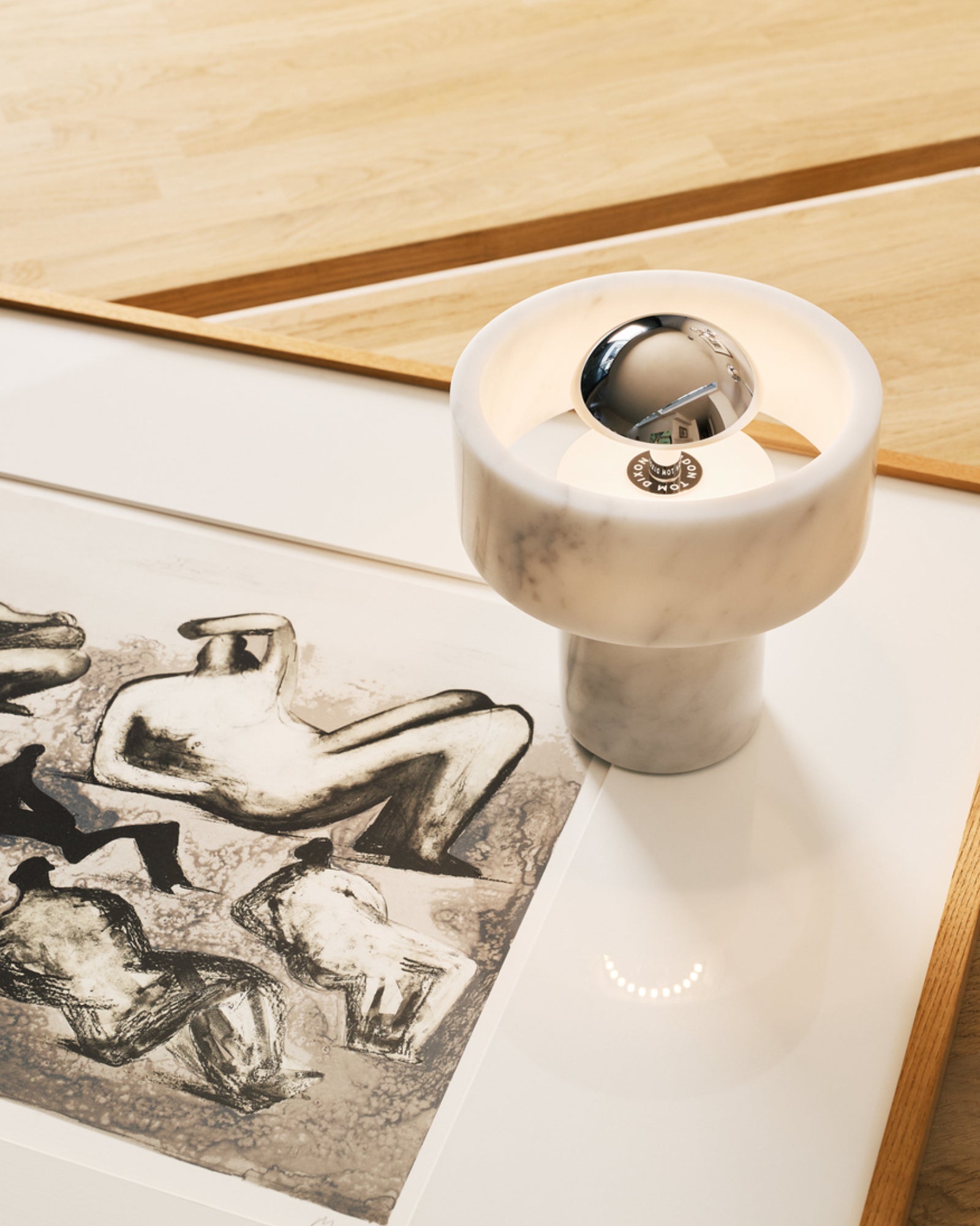 Stone Portable Table Lamp