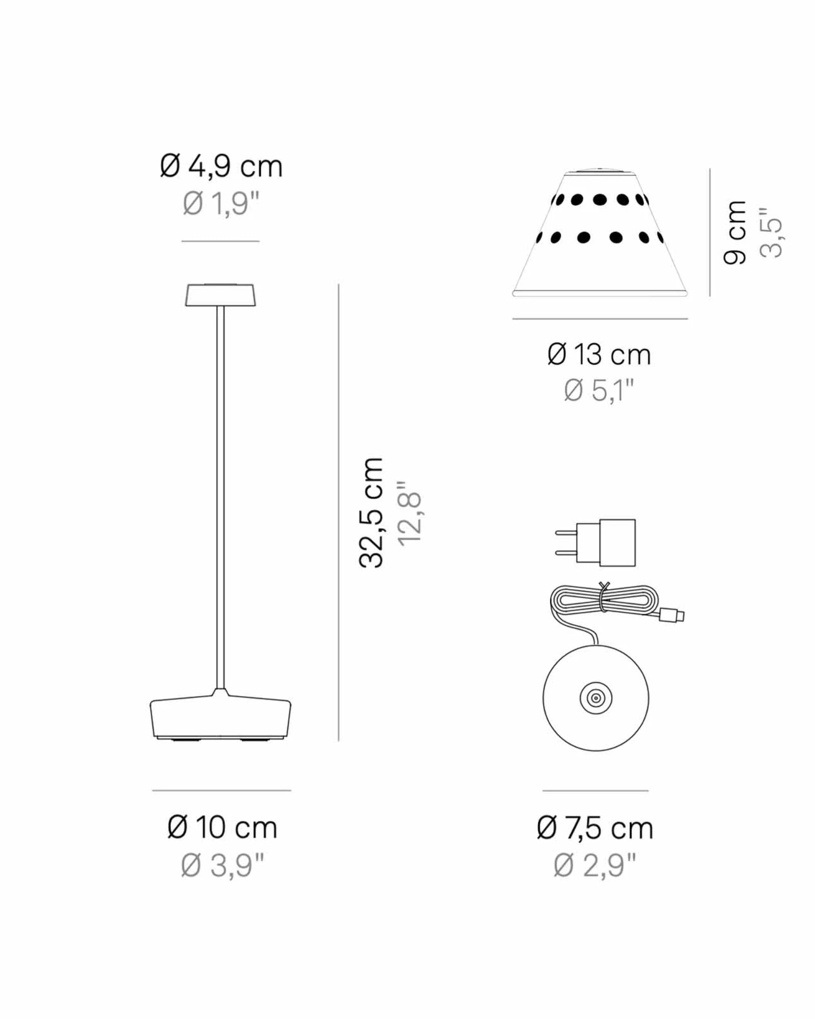Swap Dots Table Lamp