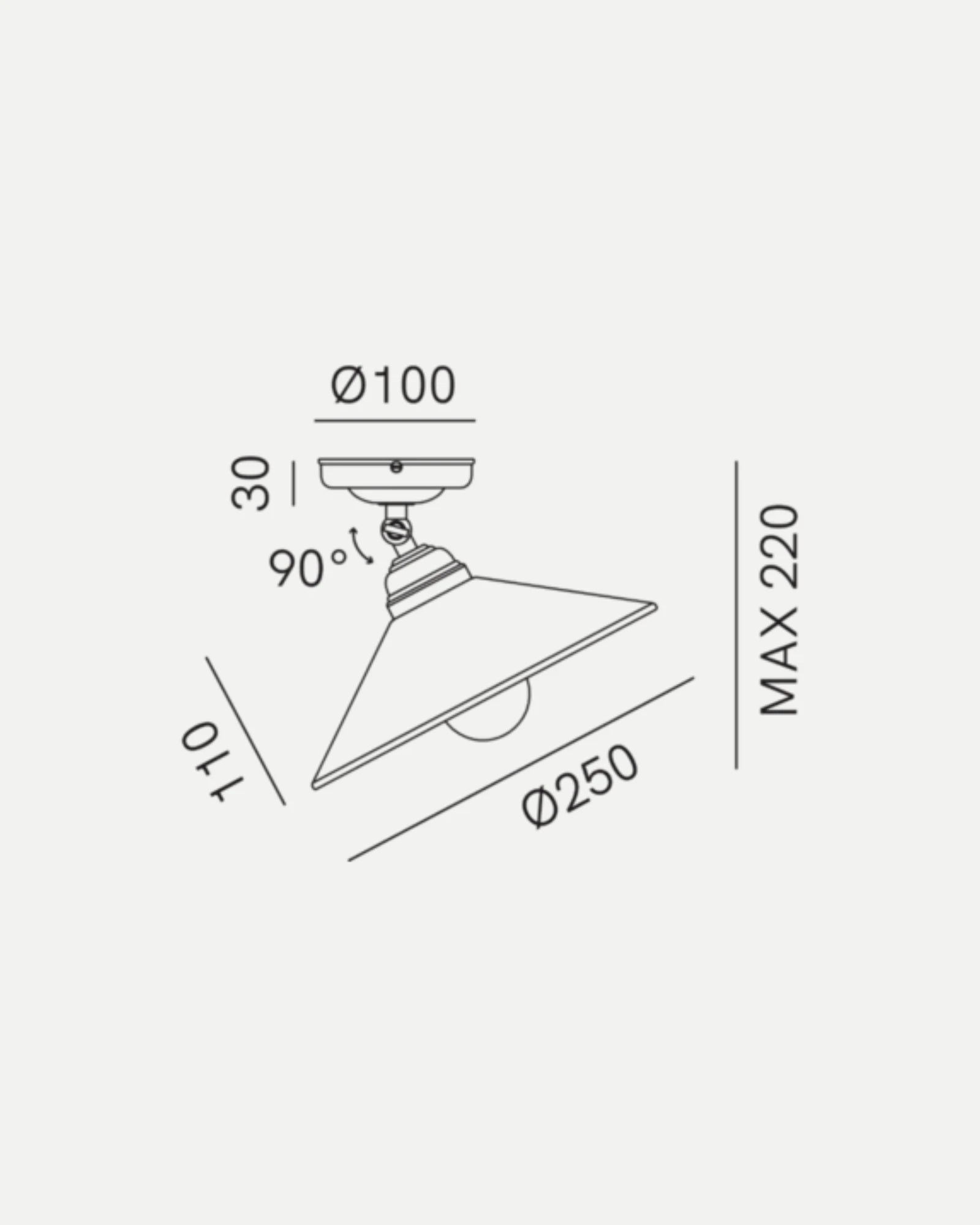 Tabia Ceiling Light
