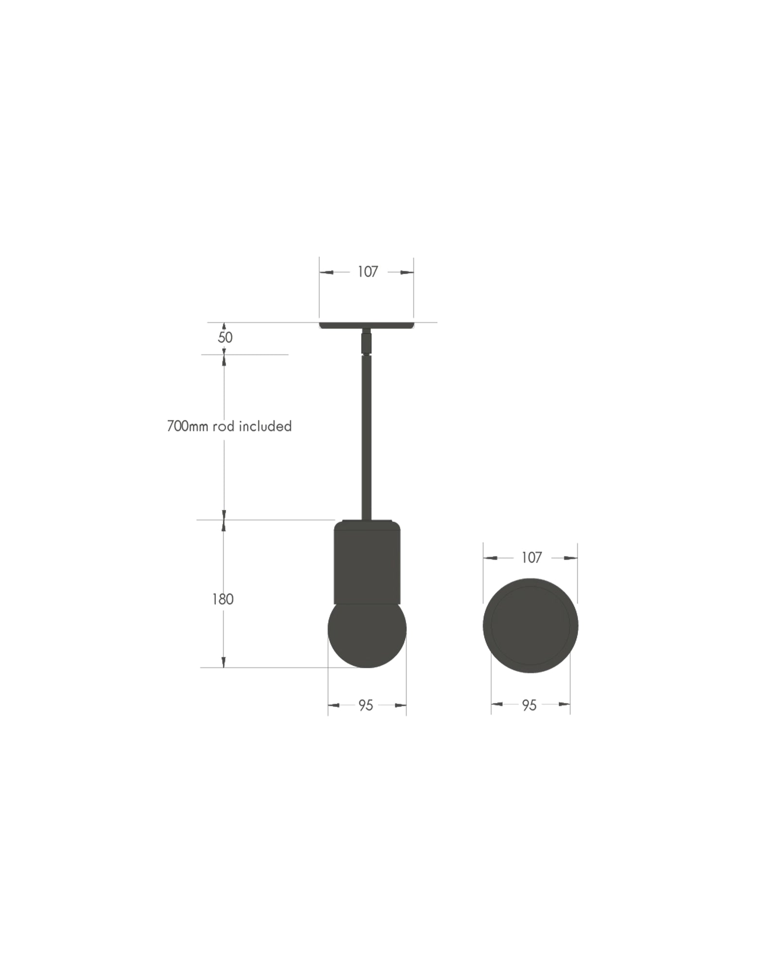 Terra 1 Pendant Light