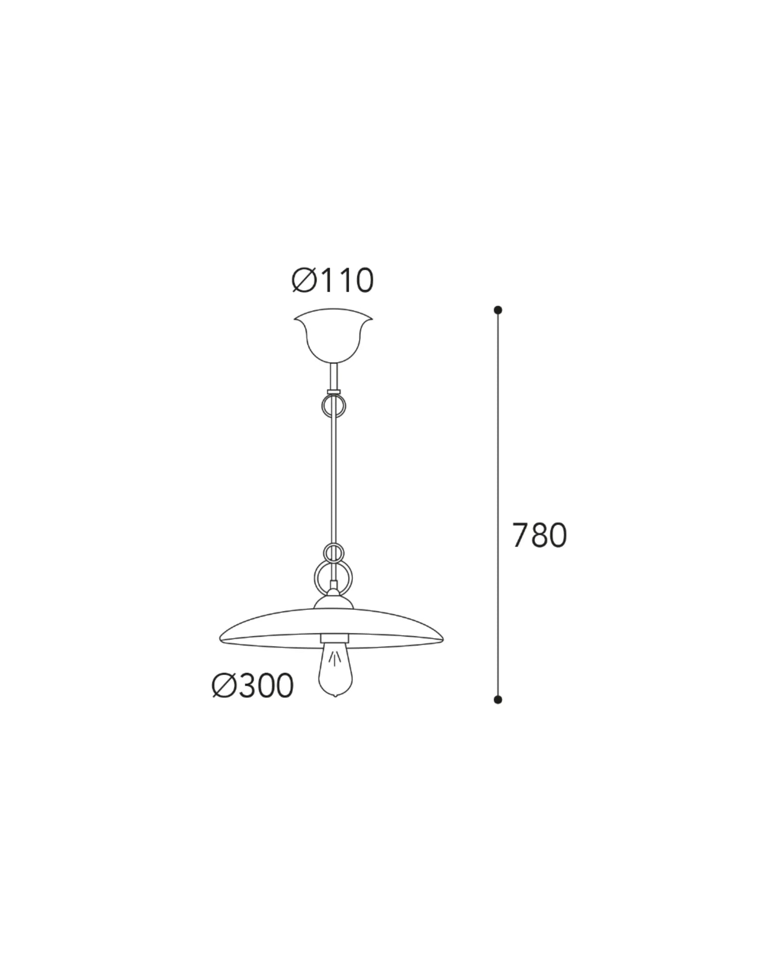 Trasimeno Pendant Light