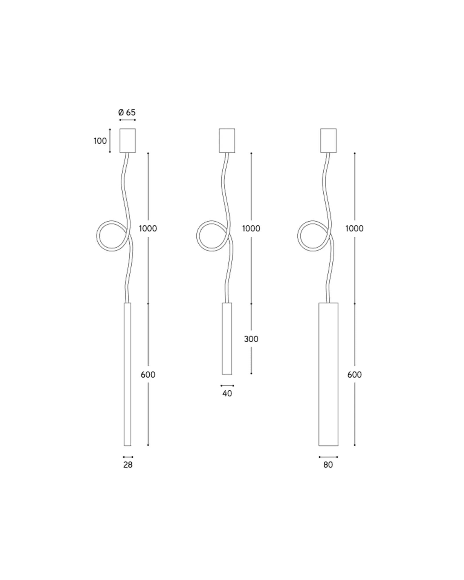 Tubò Flex Pendant Light