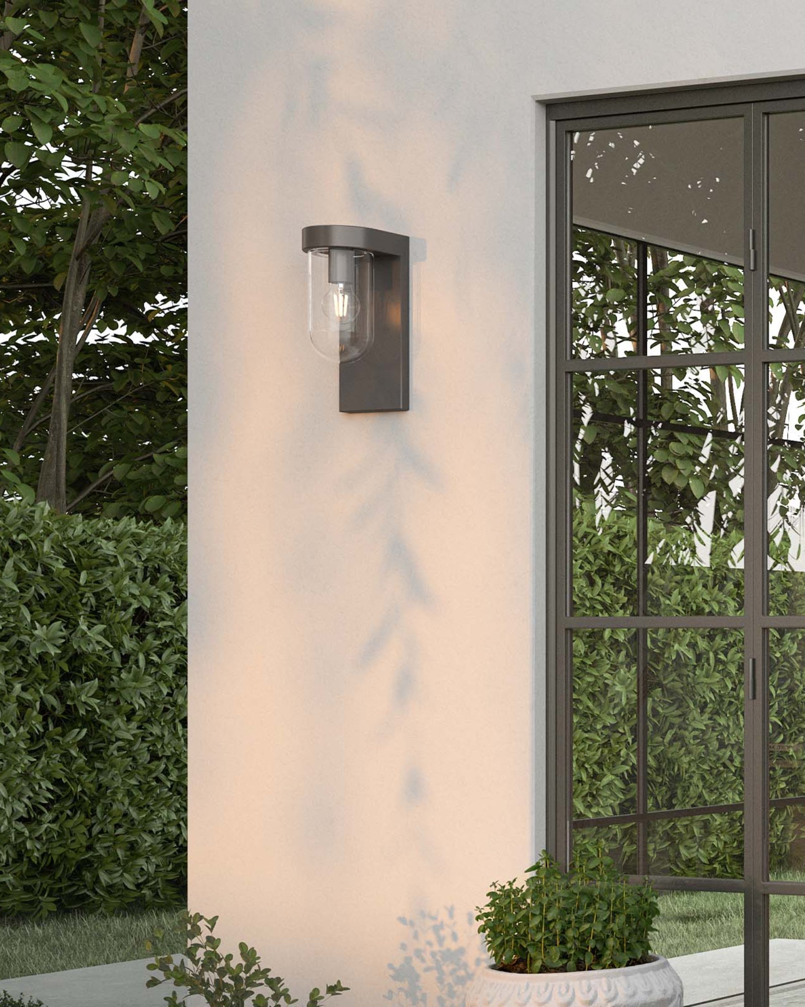 Tuva Round Outdoor Wall Light