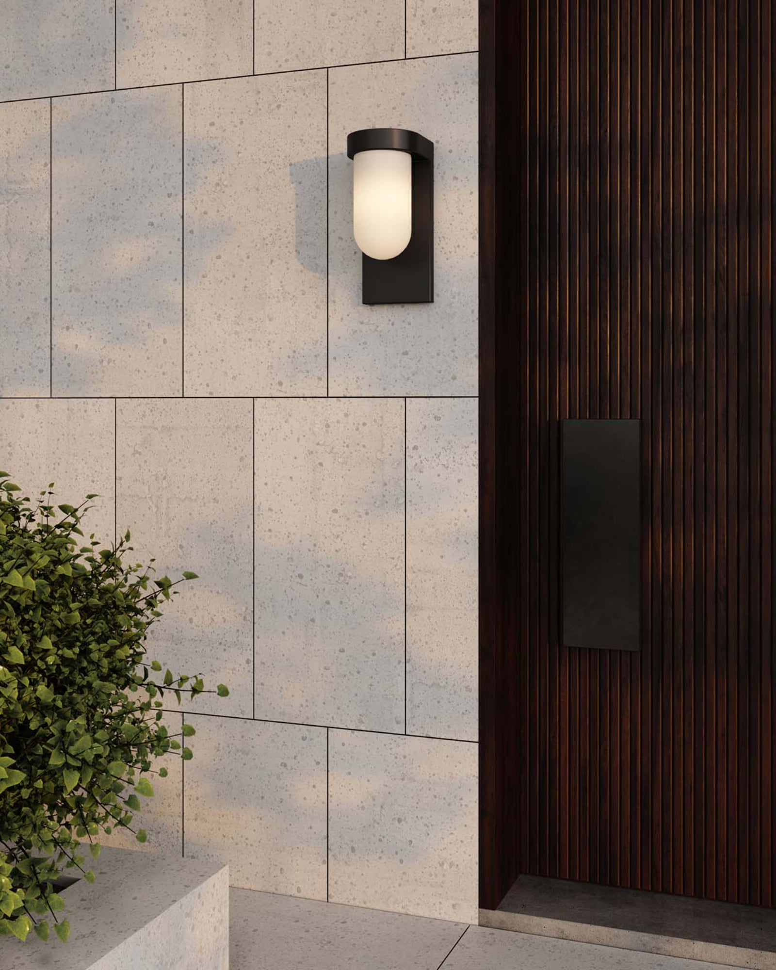 Tuva Round Outdoor Wall Light