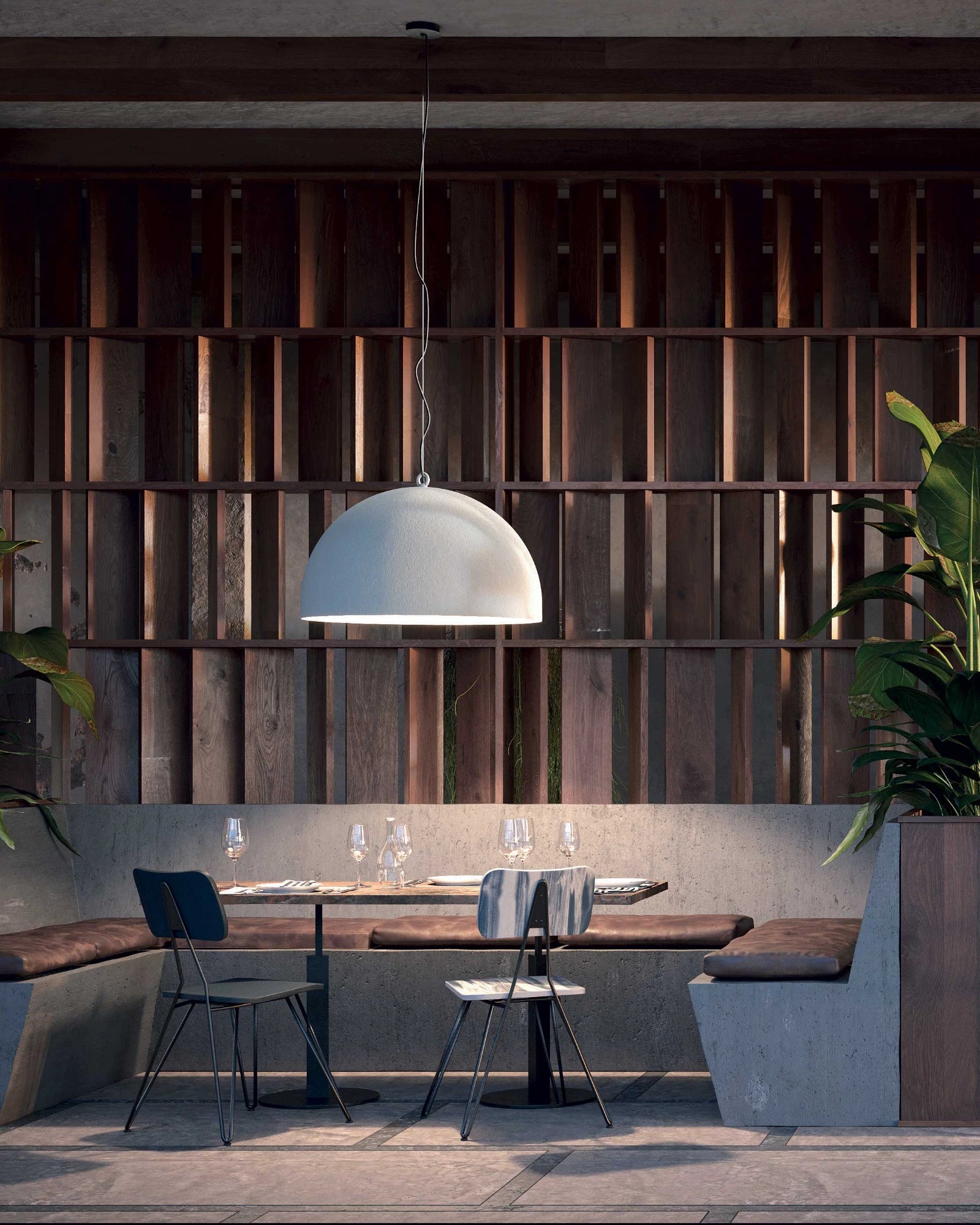Urban Concrete Pendant Light