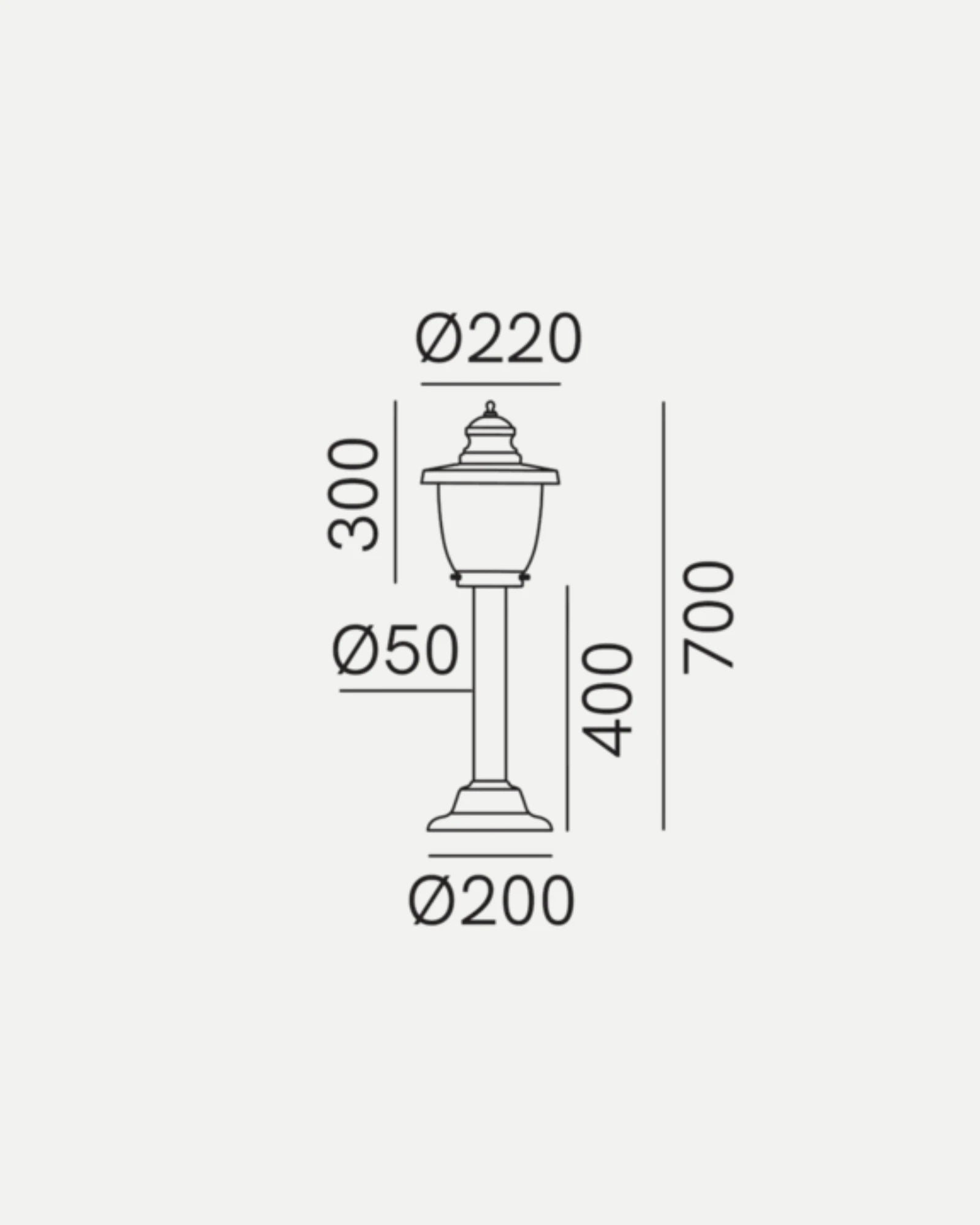 Venezia Pole Light