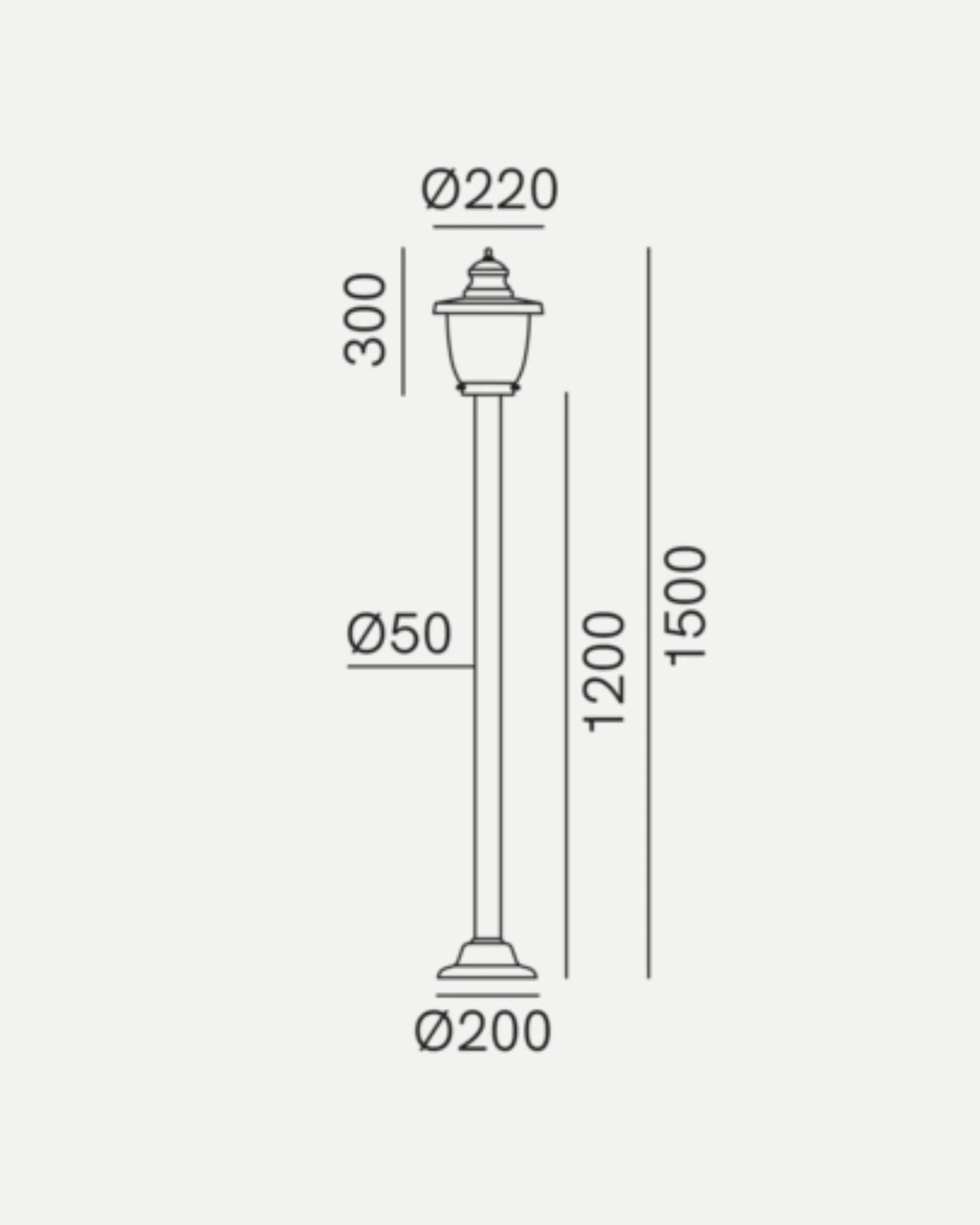 Venezia Pole Light