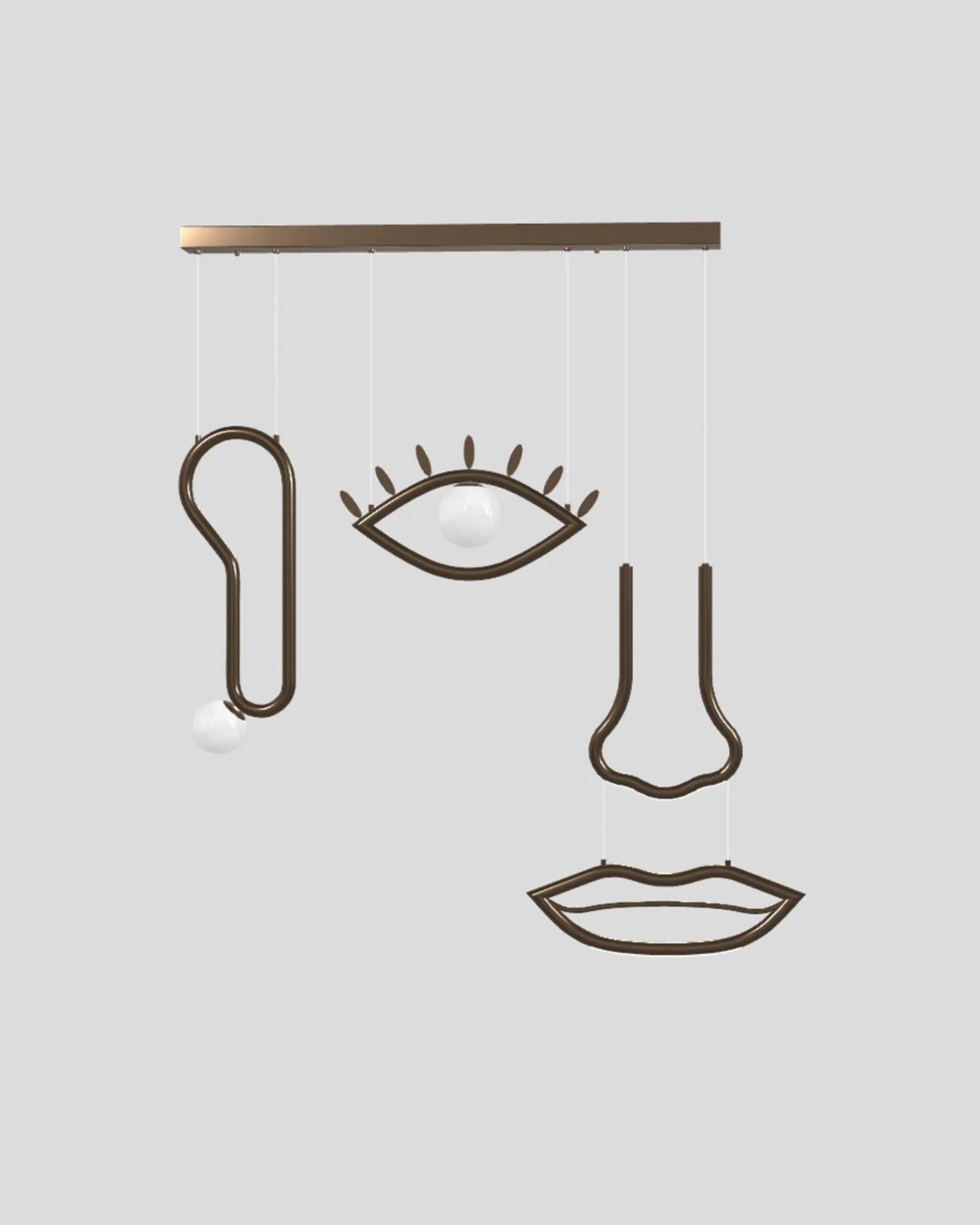 Visio Half Pendant Light