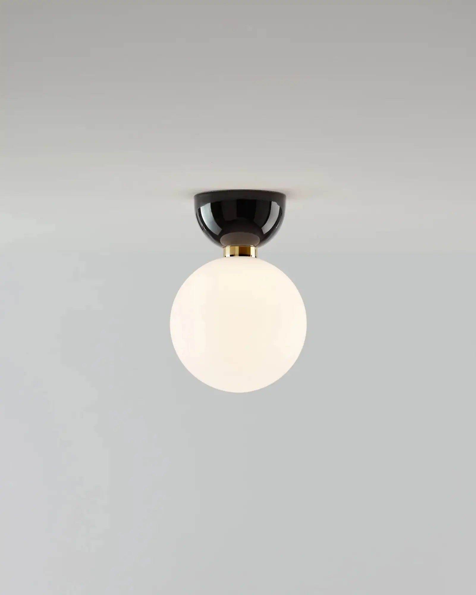 Aballs contemporary orb ceiling light black