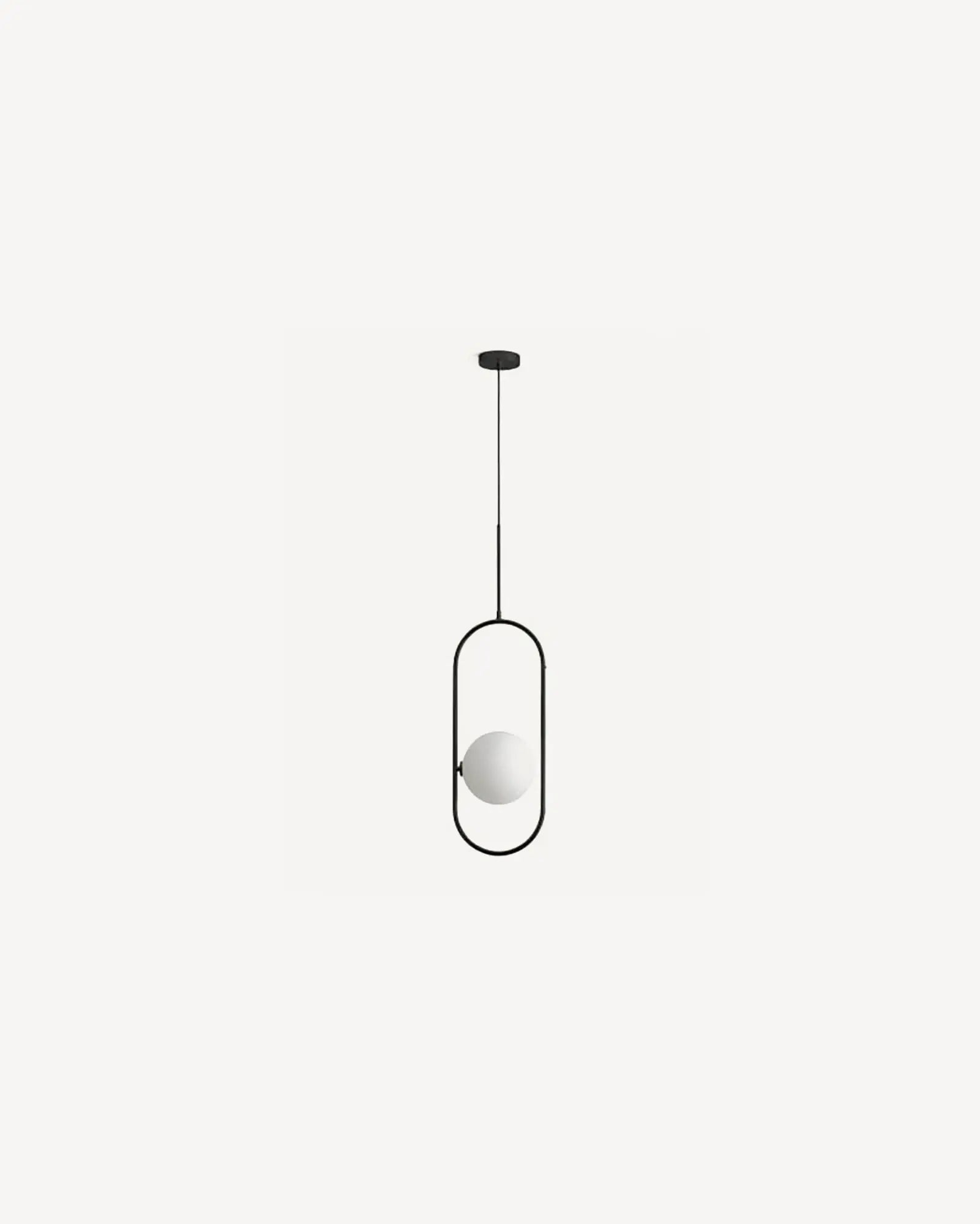 Abbacus pendant light 1 light black