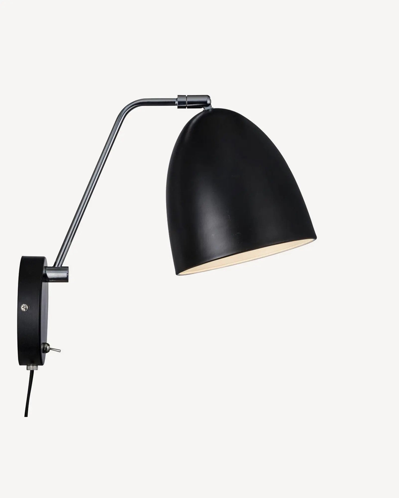 Alexander Wall Light Scandinavian minimalistic dome in black
