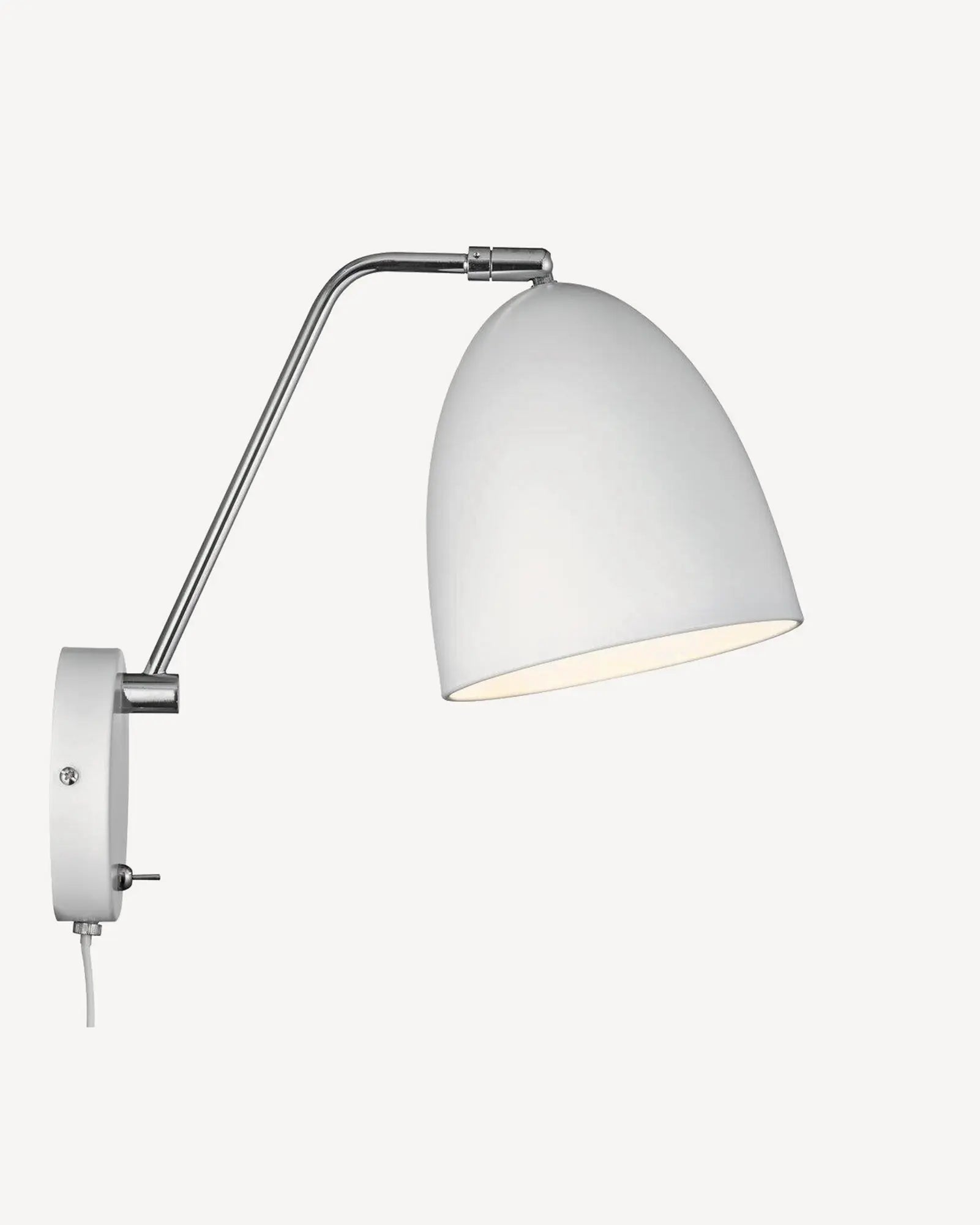 Alexander Wall Light Scandinavian minimalistic dome in white