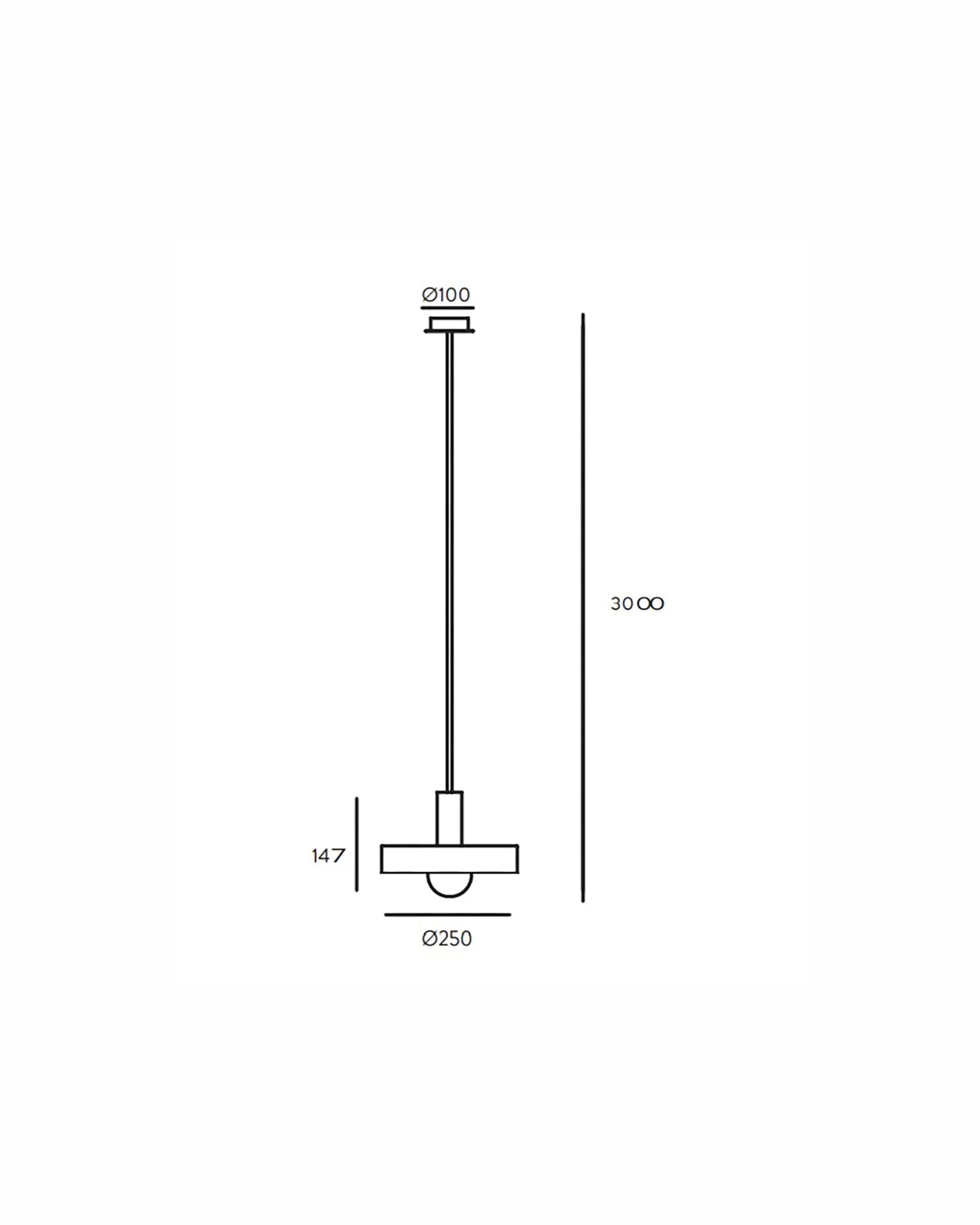 Aloa pendant light sizes