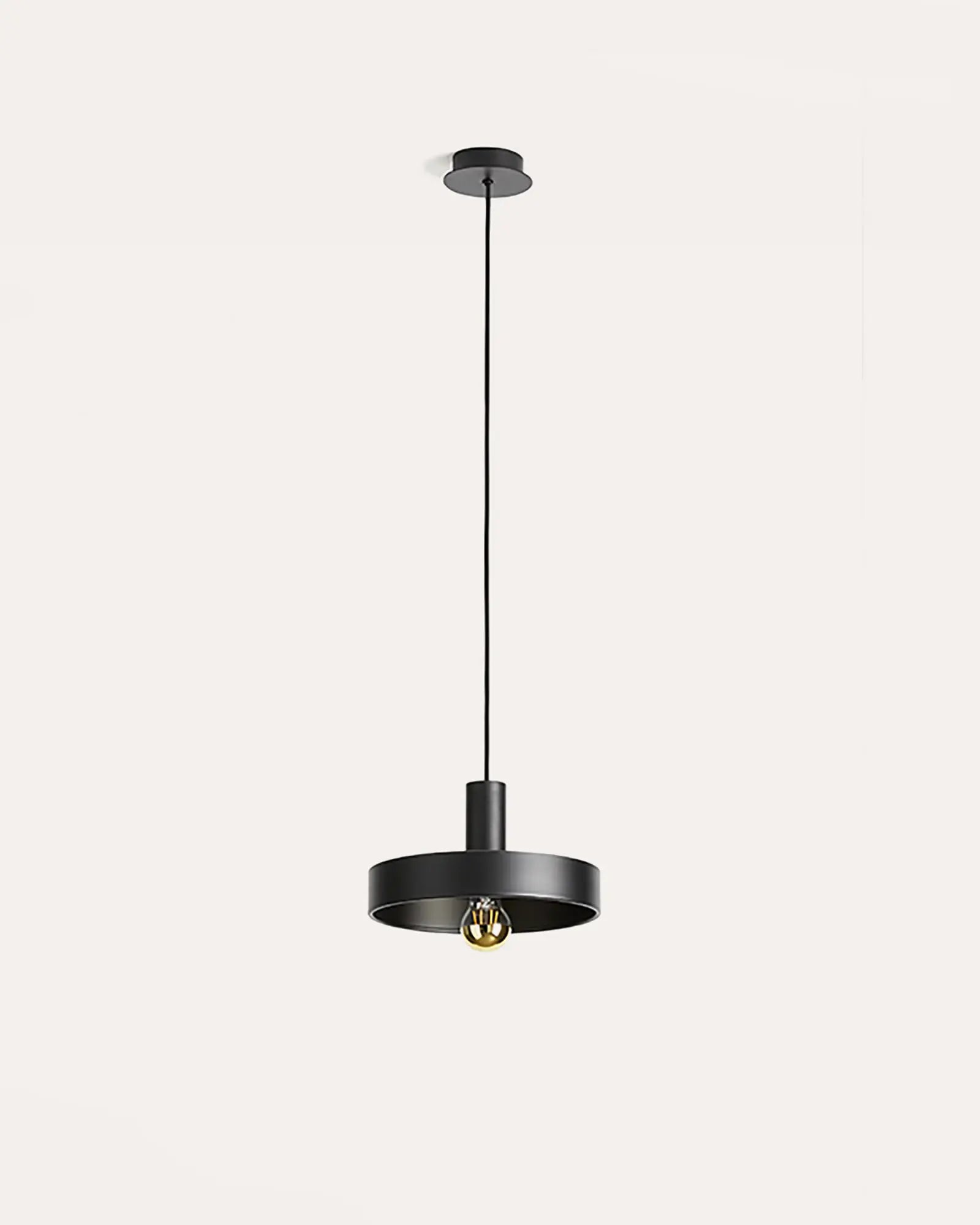 Aloa Flat disc contemporary pendant light