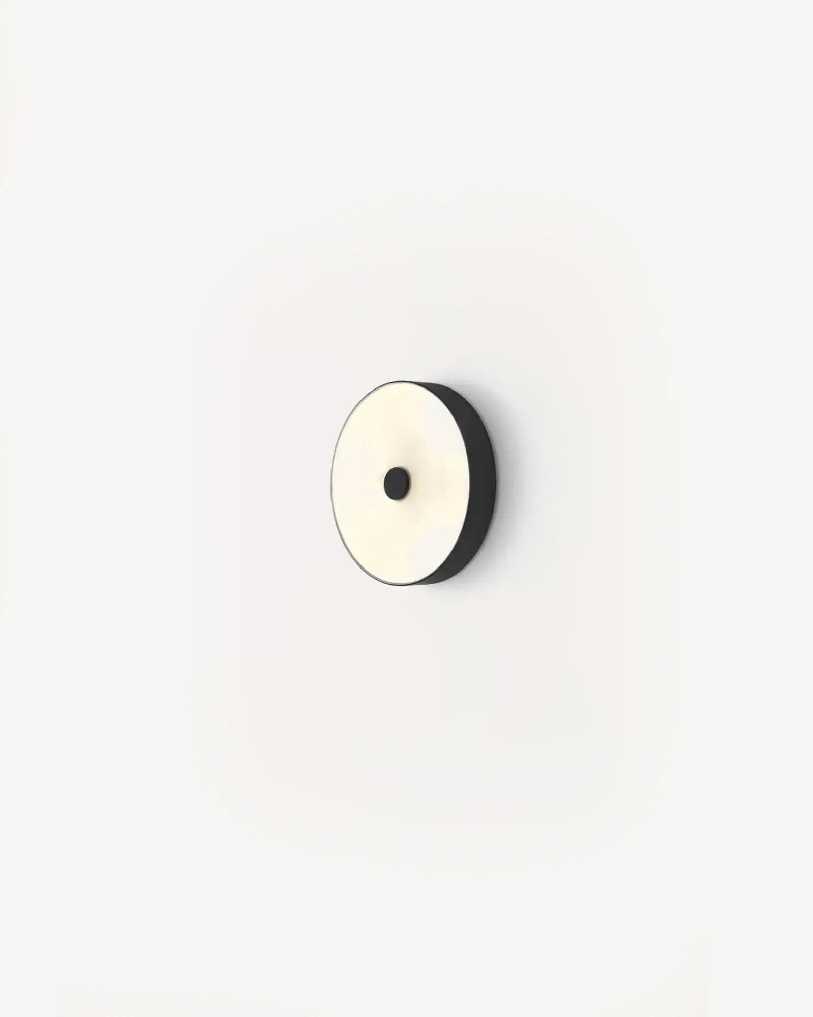 Ambor dish wall light with diffuser minimalistic contemporary product photin black