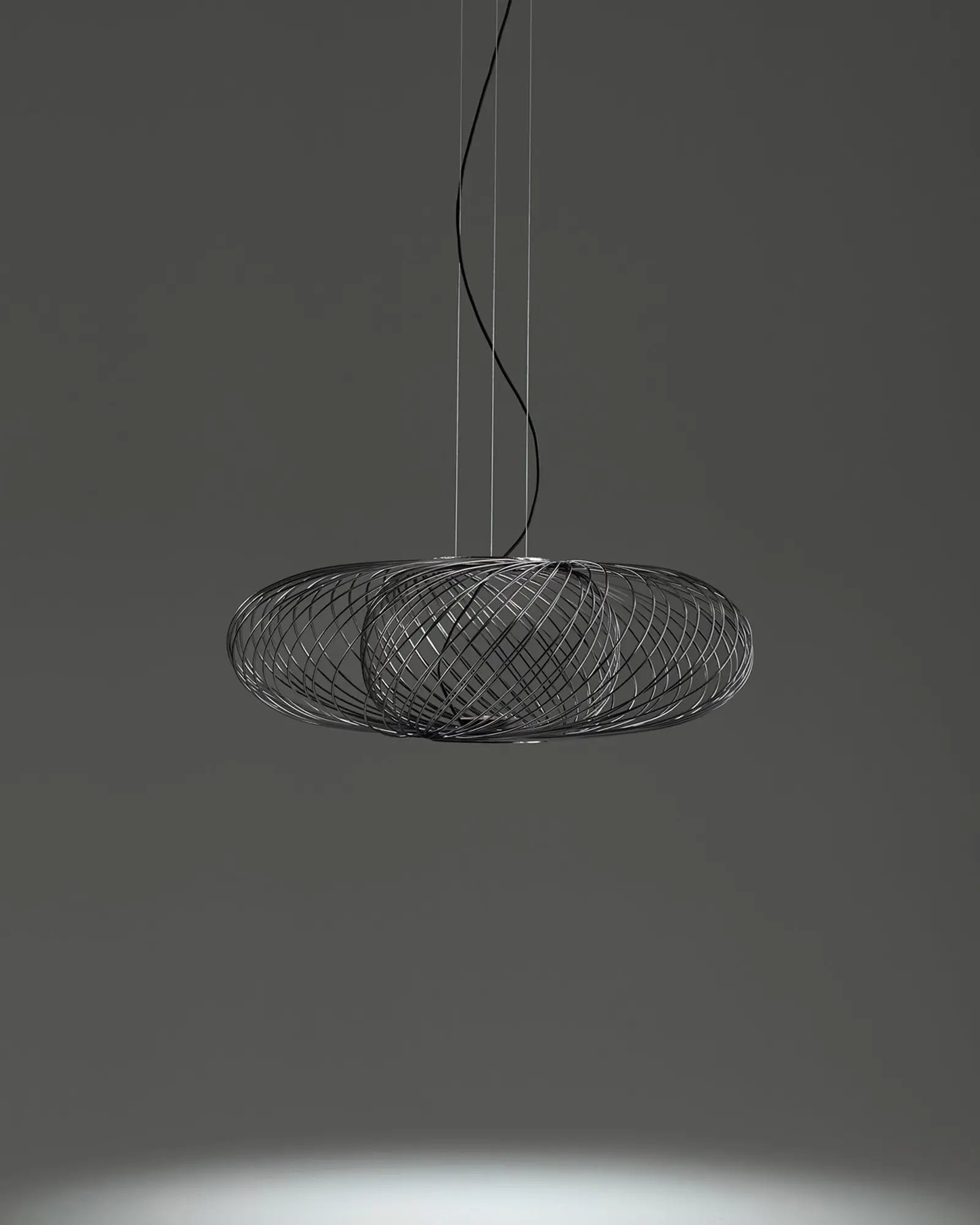 Anwar 30 modern pendant light in matte graphite