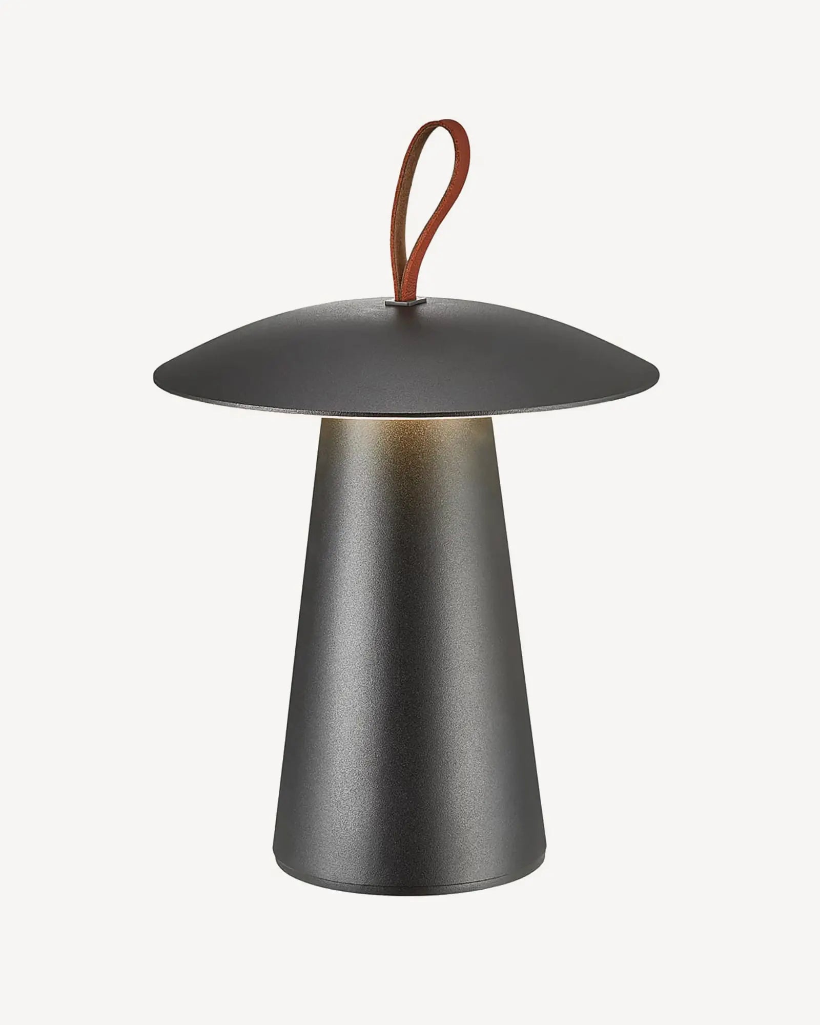 Ara to Go rechargeable portable outdoor table lamp in black product photo