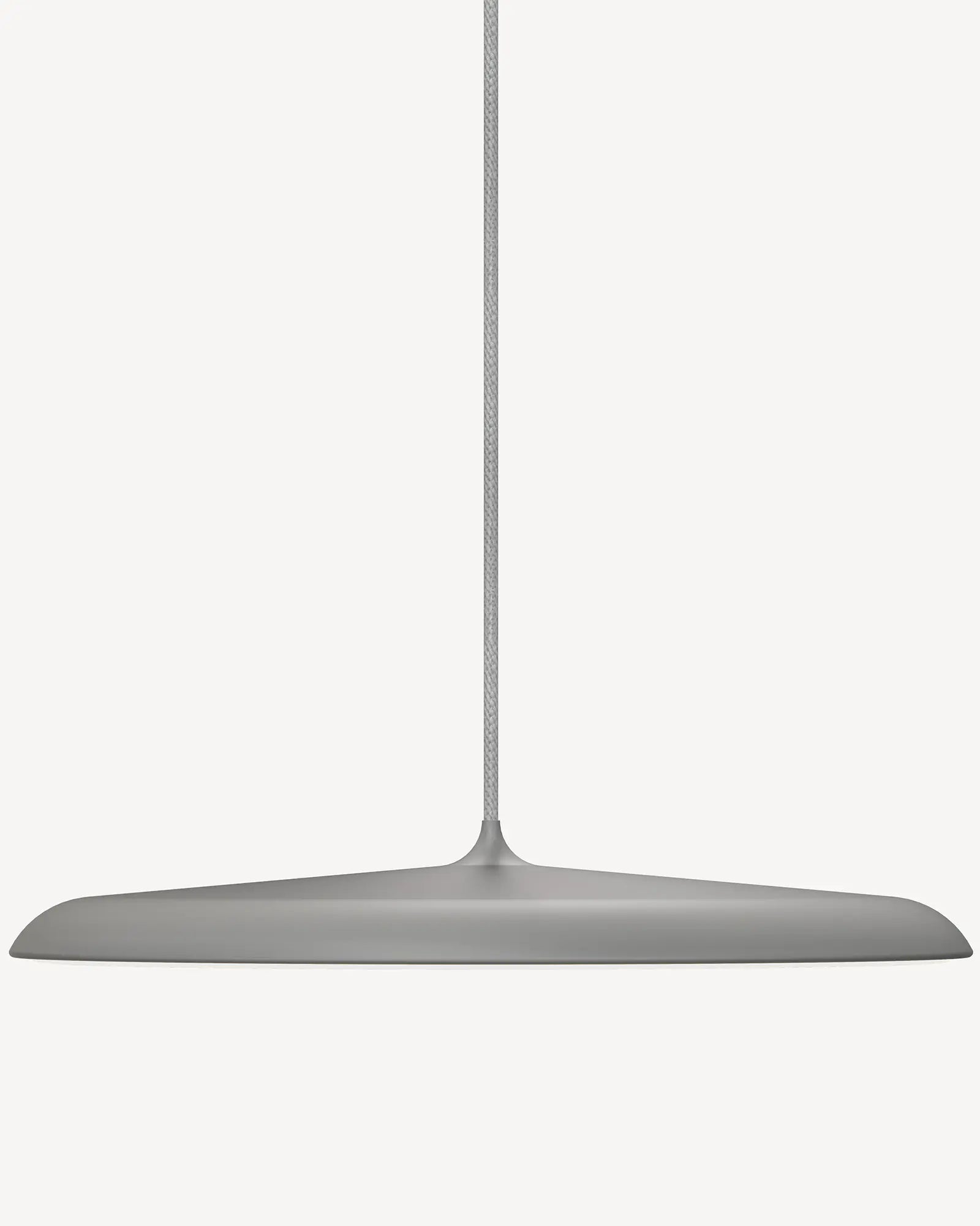Artist Scandinavian flat dome pendant light grey
