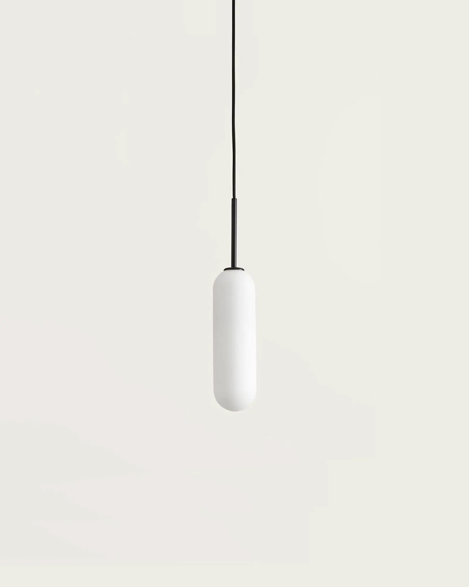 Atil single contemporary pendant black