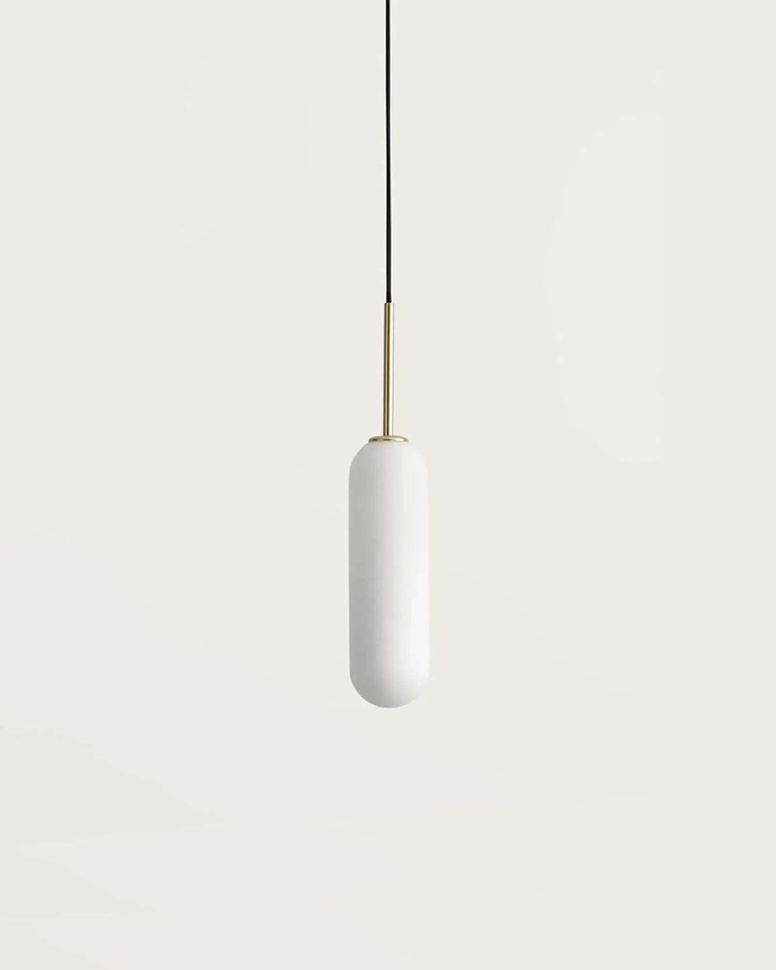 Atil single contemporary pendant brass