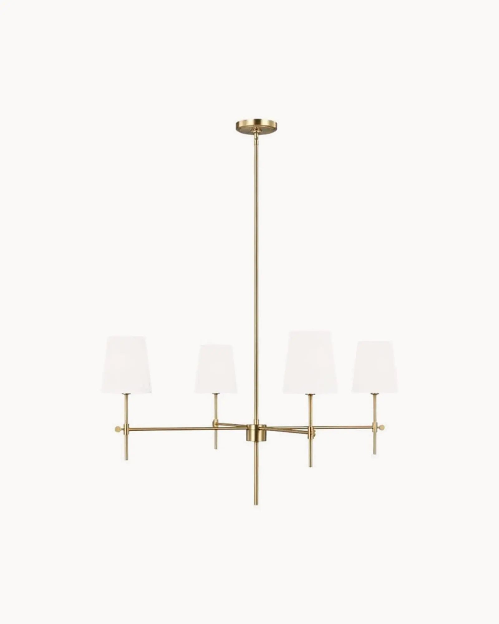 Baker Chandelier brass