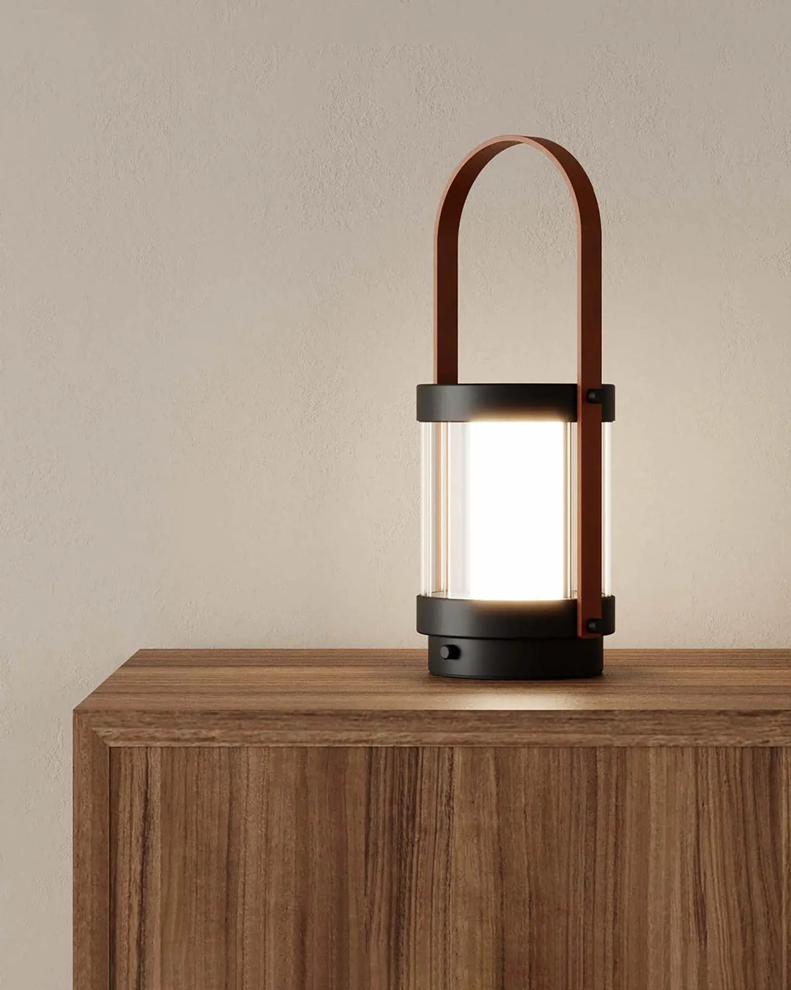 Bally Portable contemporary lantern rechargeable