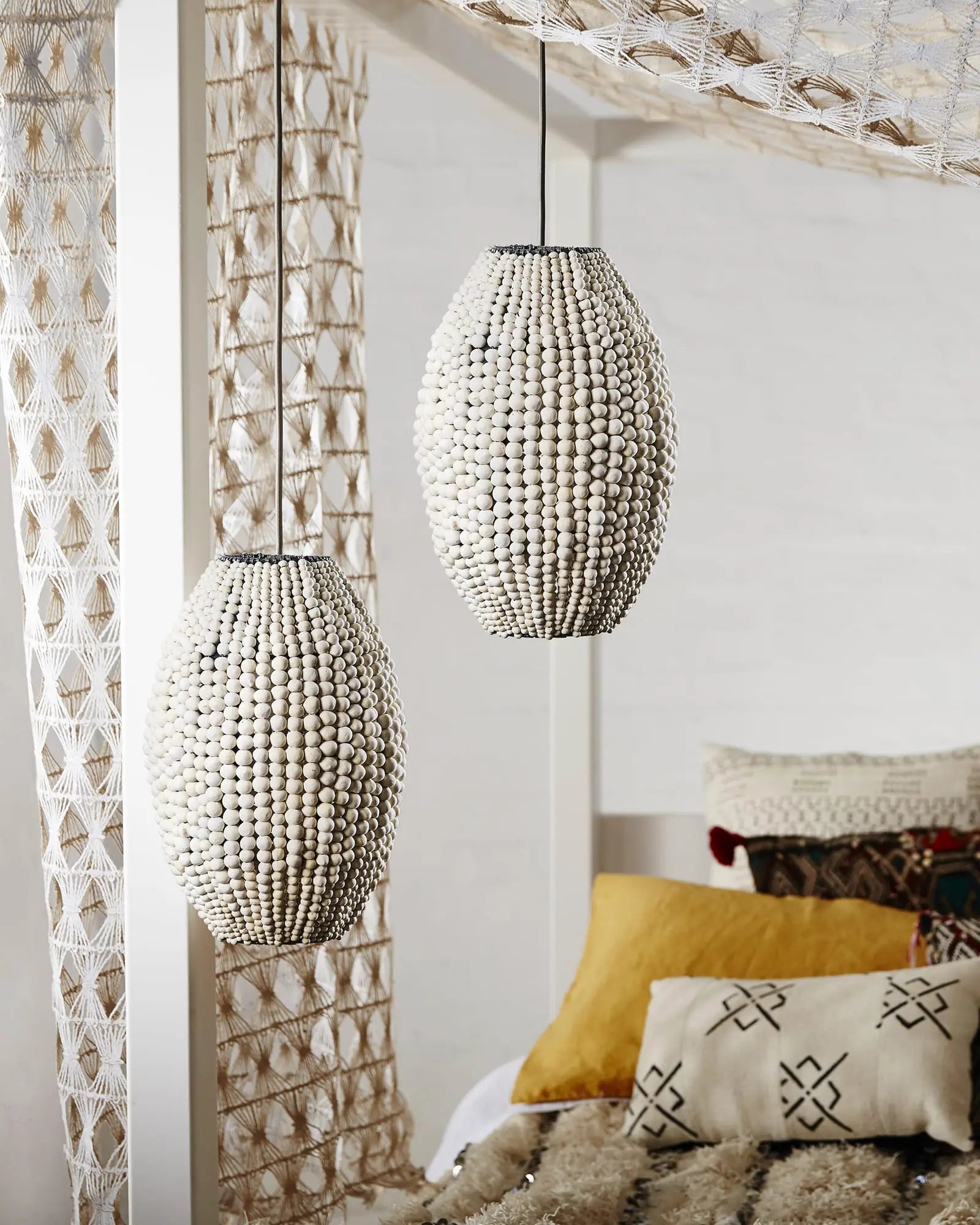 Barrel Pendant Light bed side