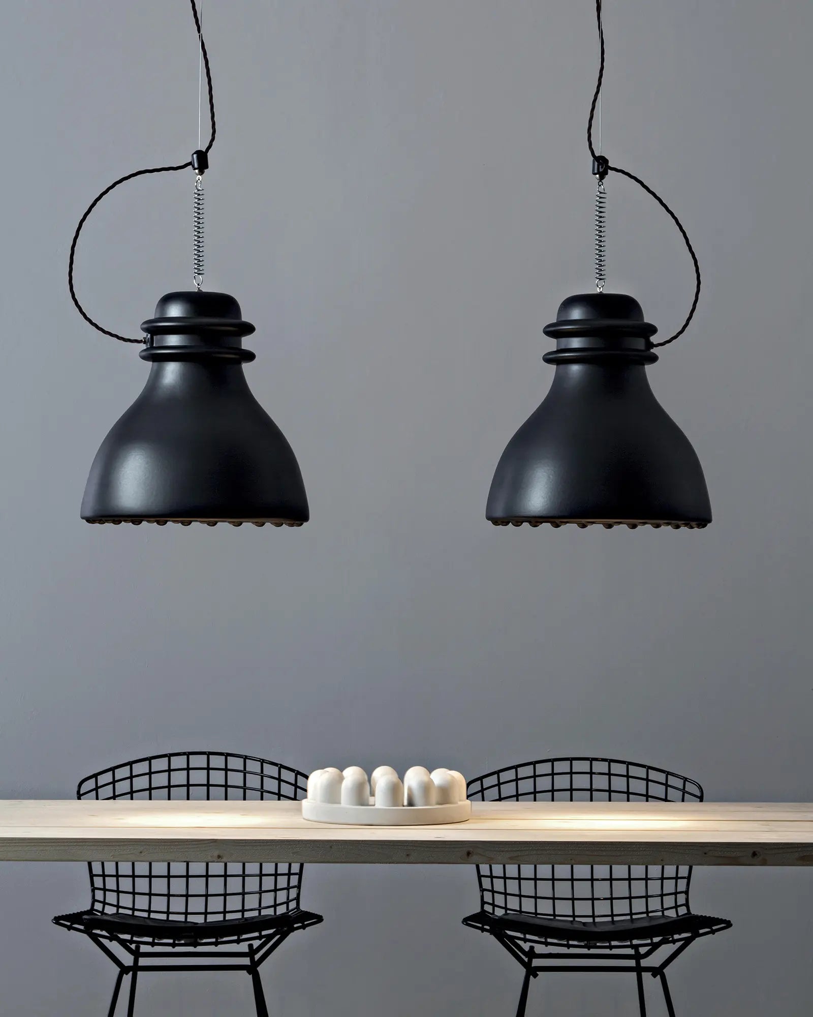 Battersea 955g pendant light cluster on a table