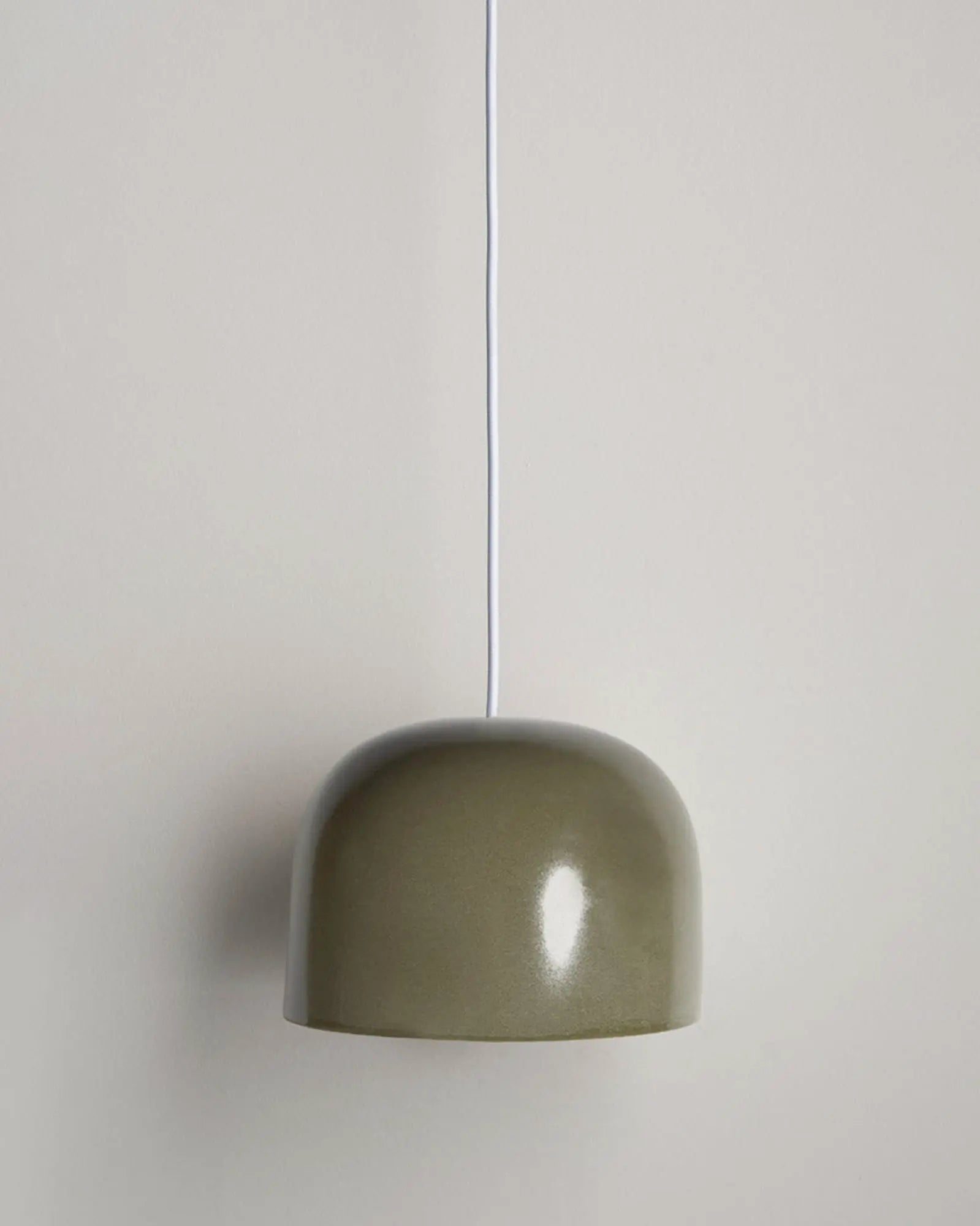 Bell Ceramic dome pendant light