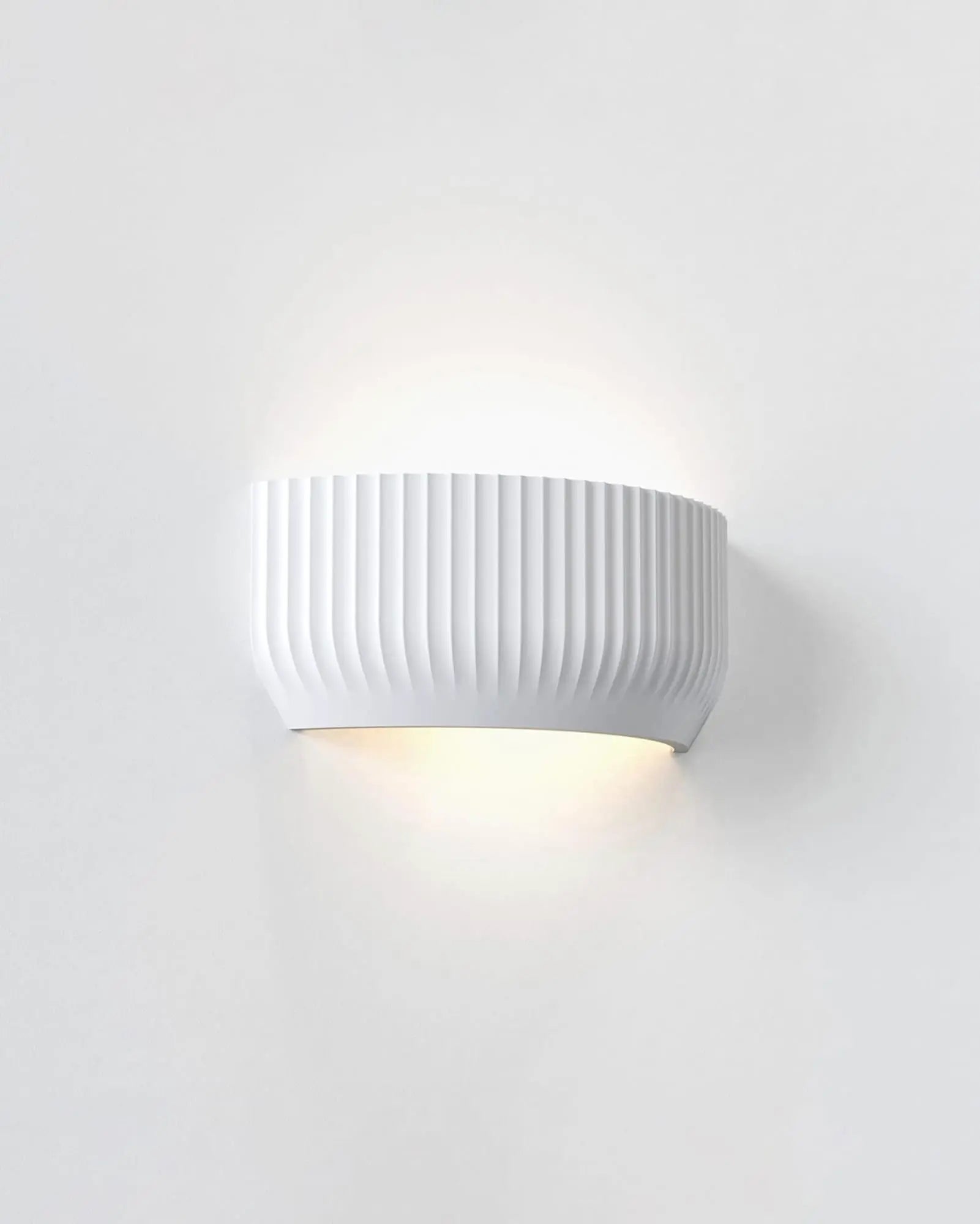 Blend plaster contemporary architectural style wall light product photo