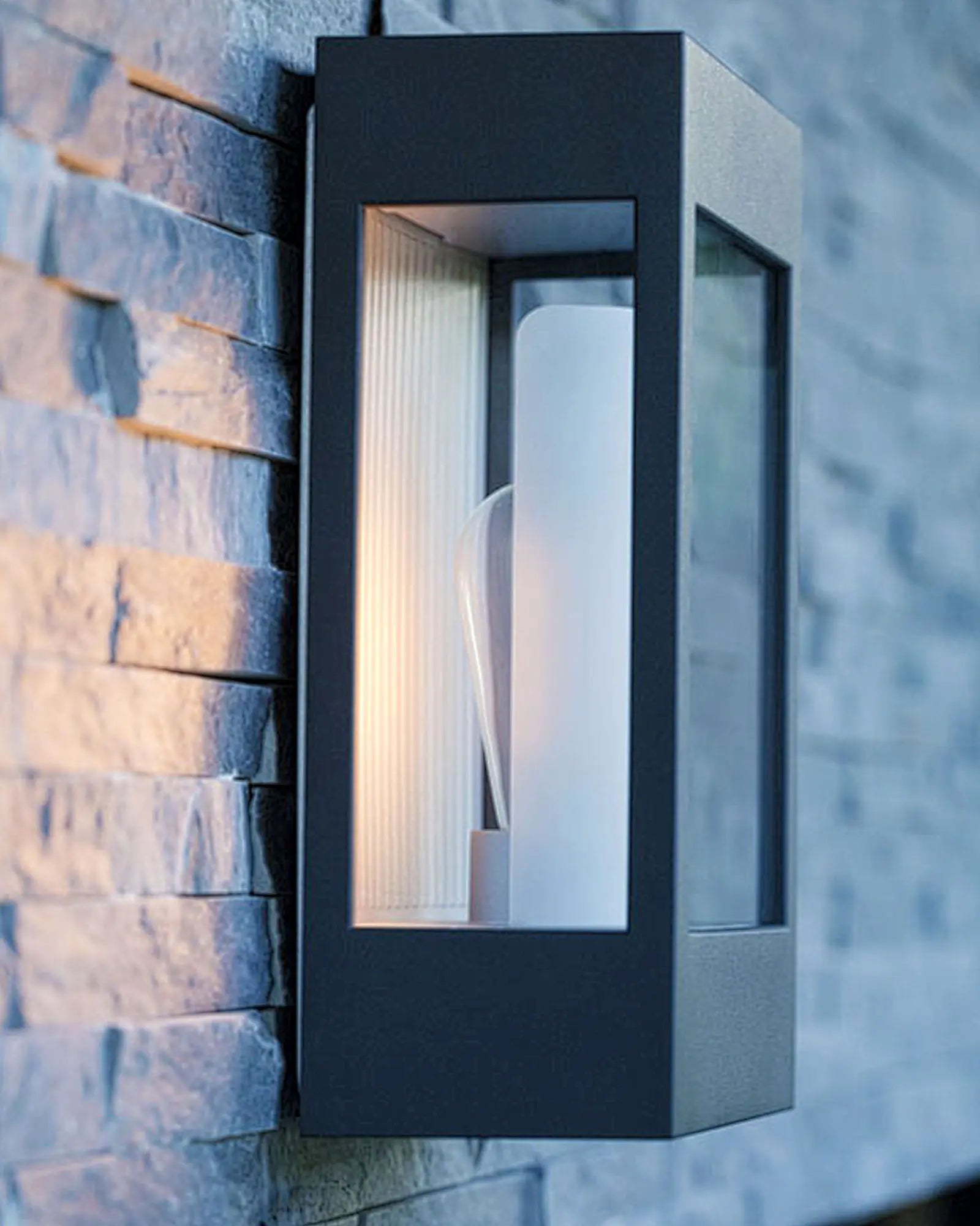 Brick outdoor wall light